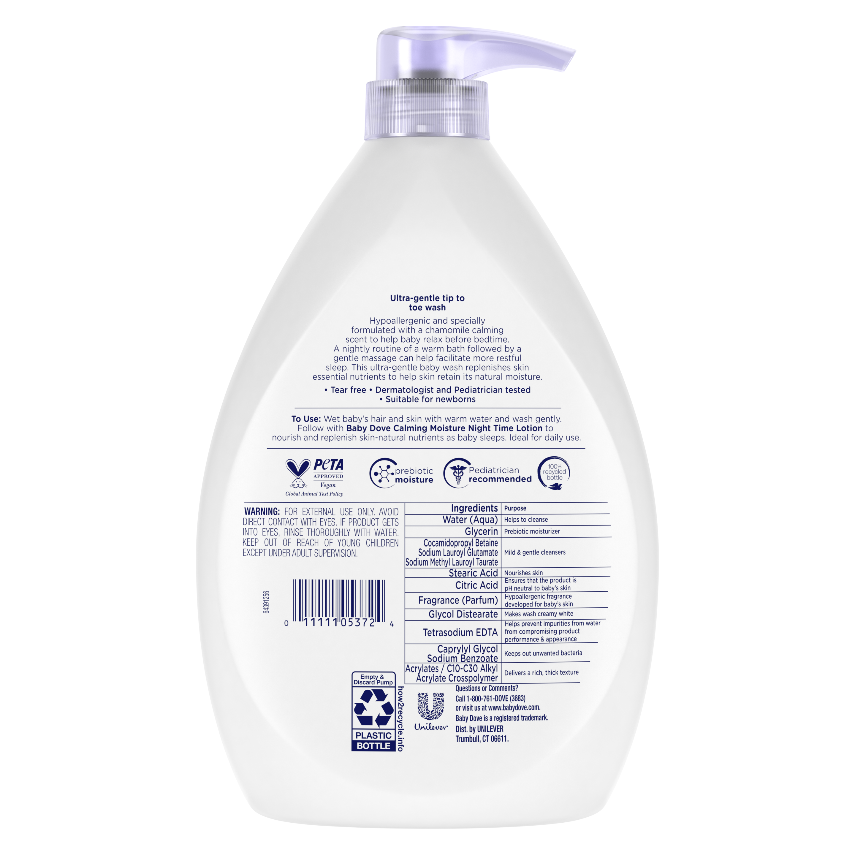 Calming Moisture Night Time Wash