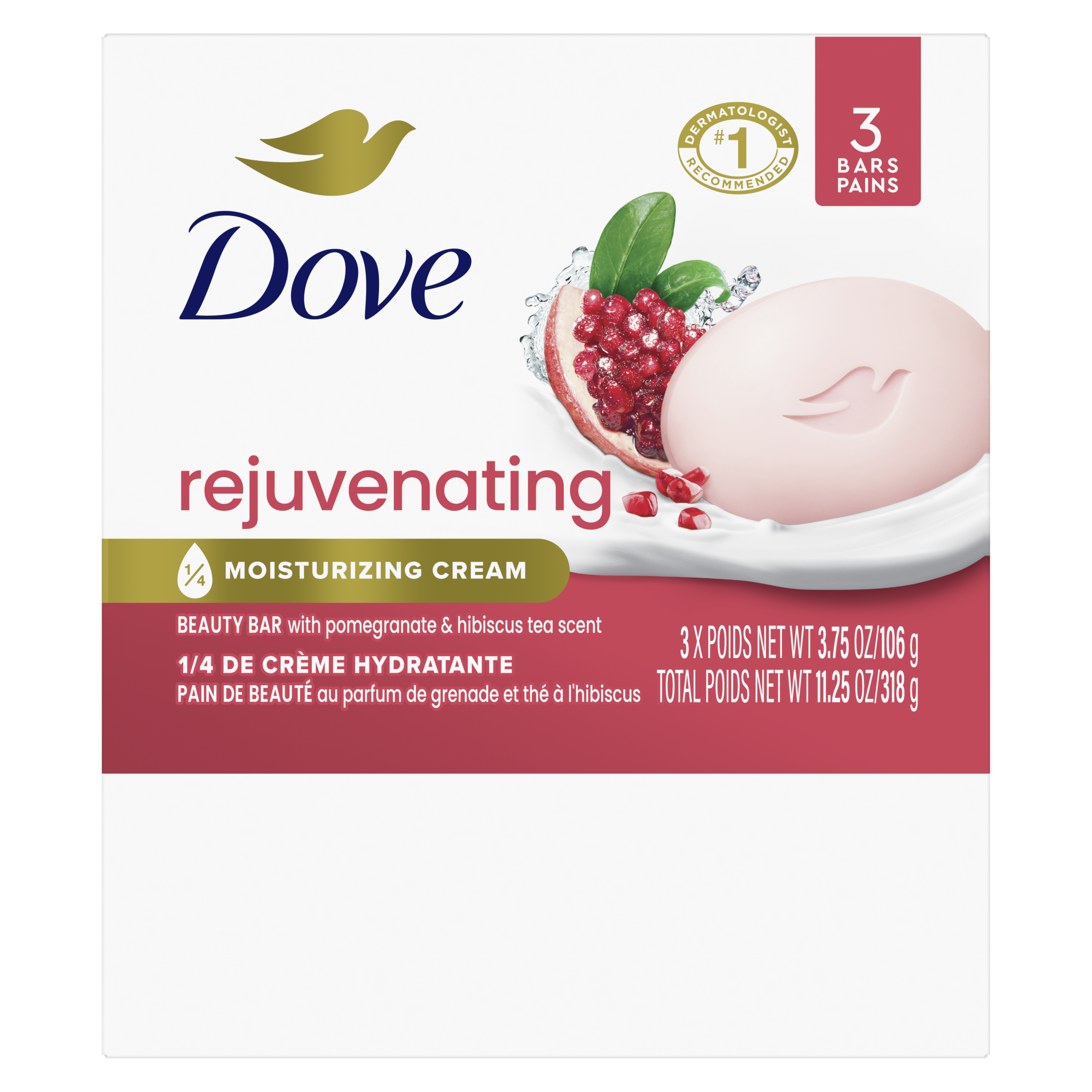 Go Fresh Revive Pomegranate & Lemon Verbena Beauty Bar