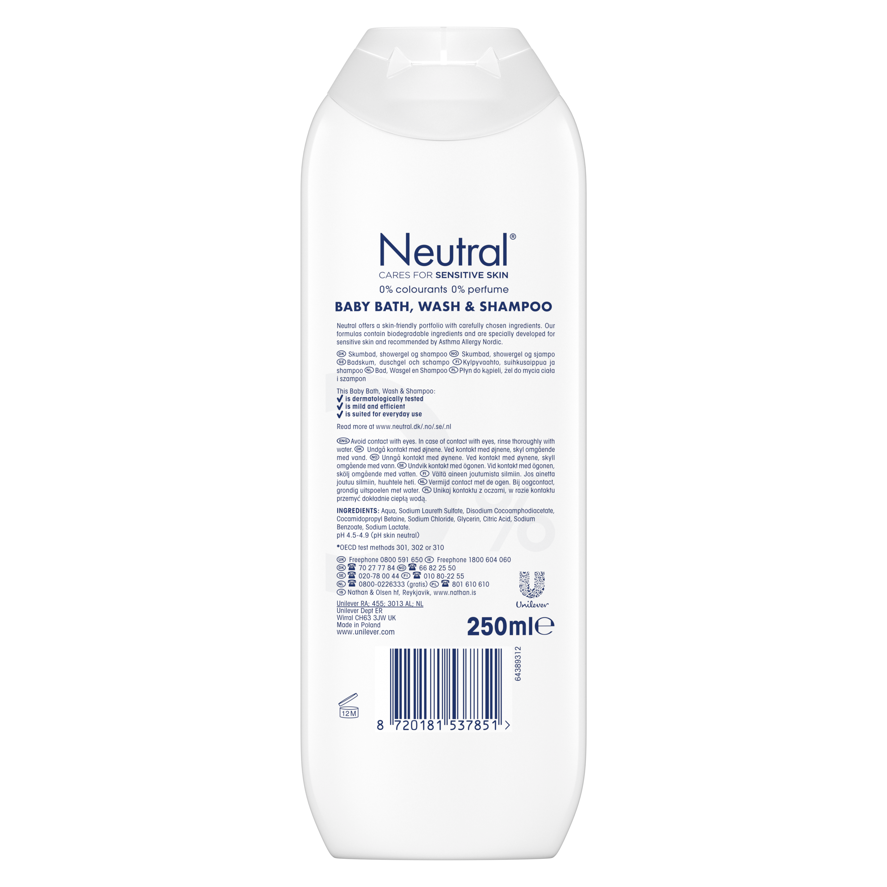 Neutral Baby Bad og Shampoo