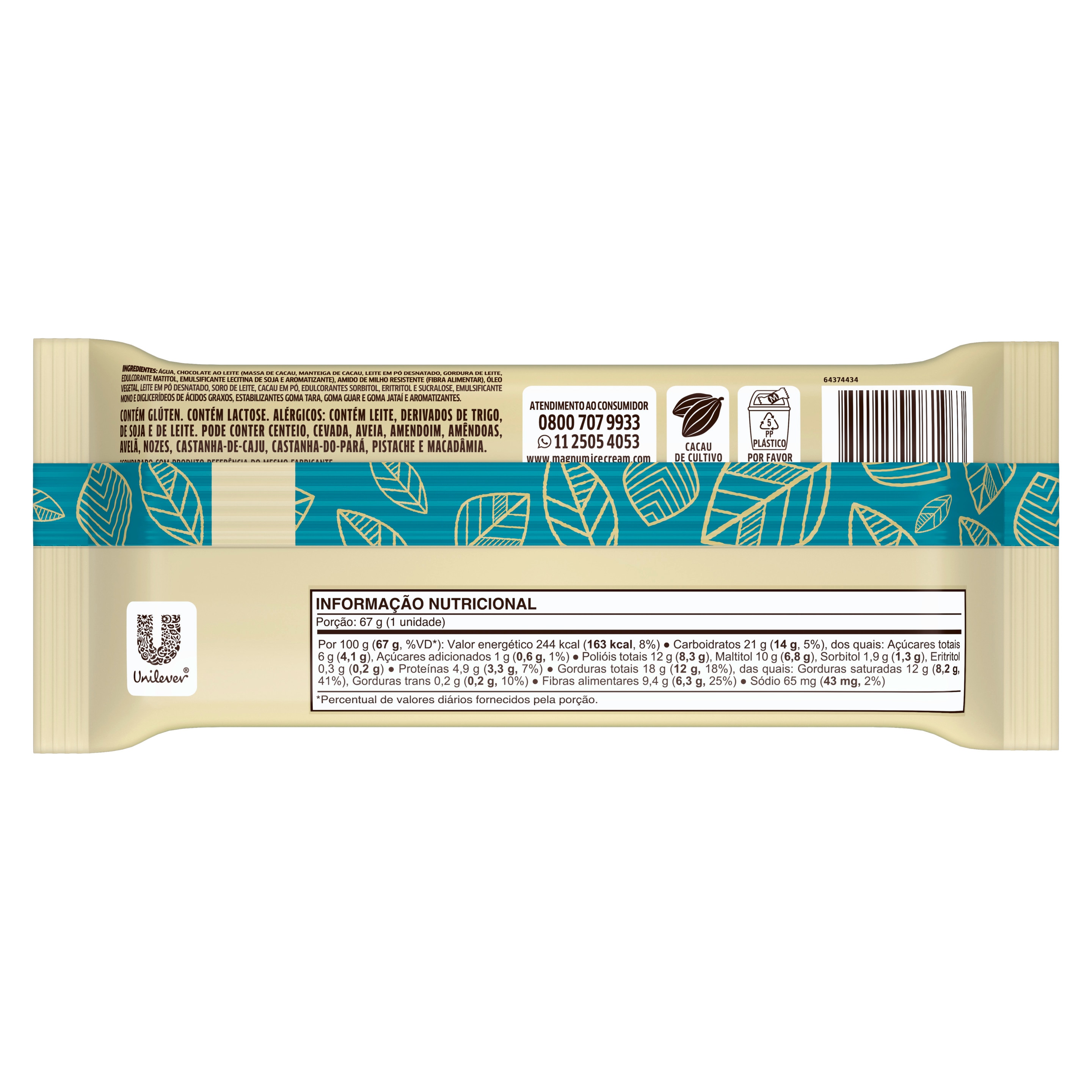 Magnum Menos Açúcar
