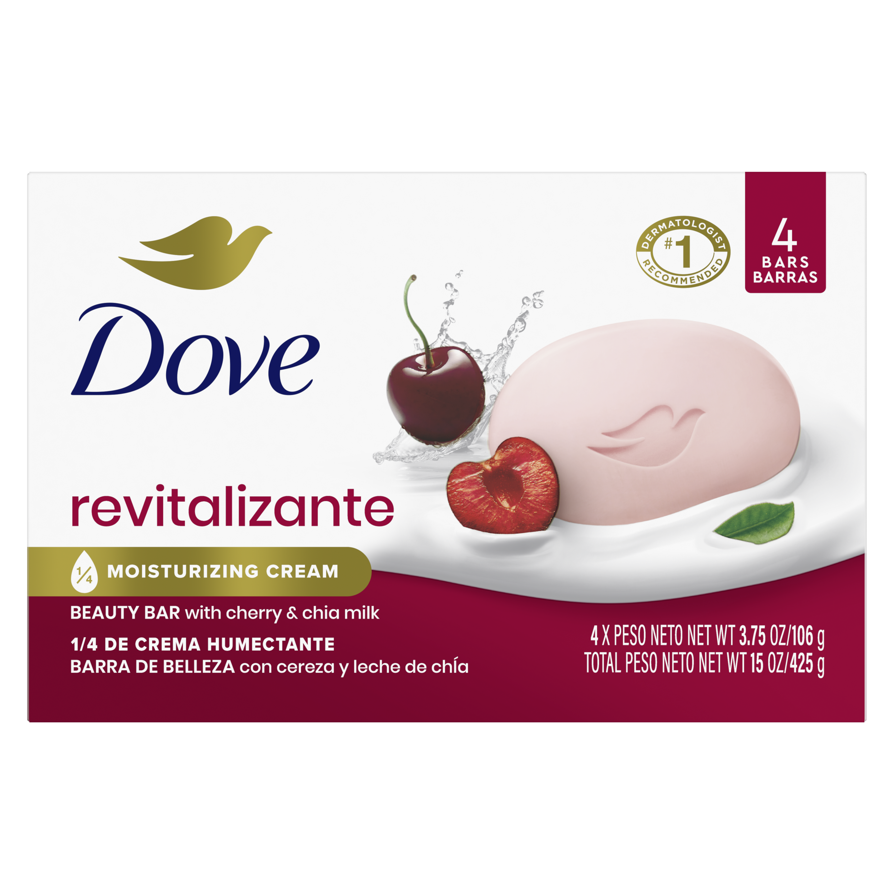 Dove Revitalizante Beauty Bar Cherry & Chia Milk
