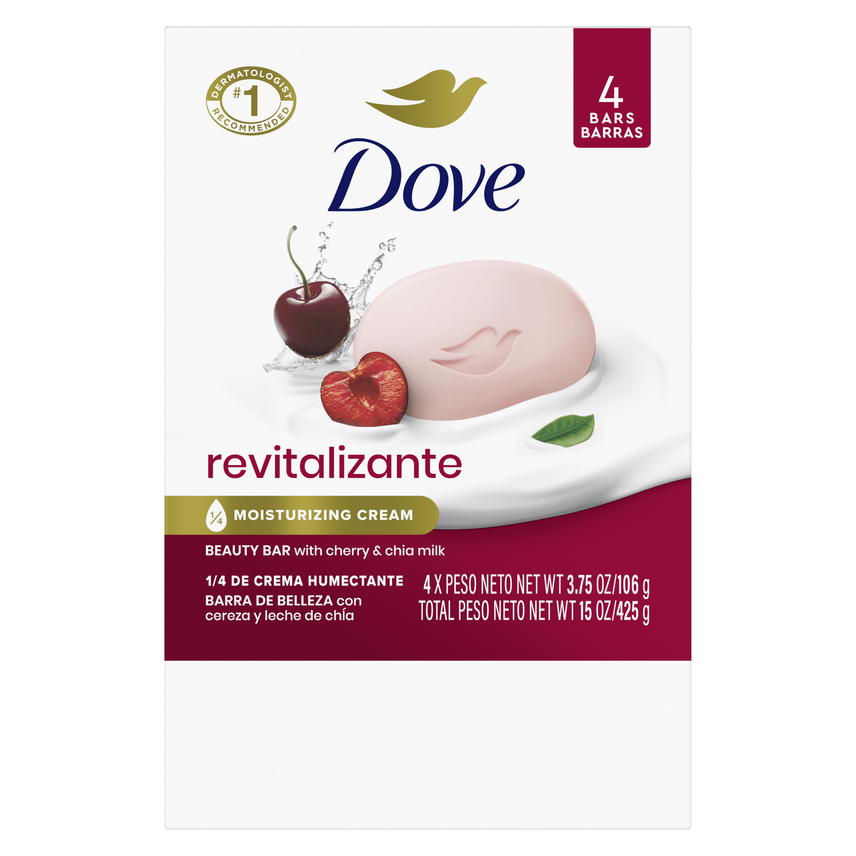 Dove Revitalizante Beauty Bar Cherry & Chia Milk