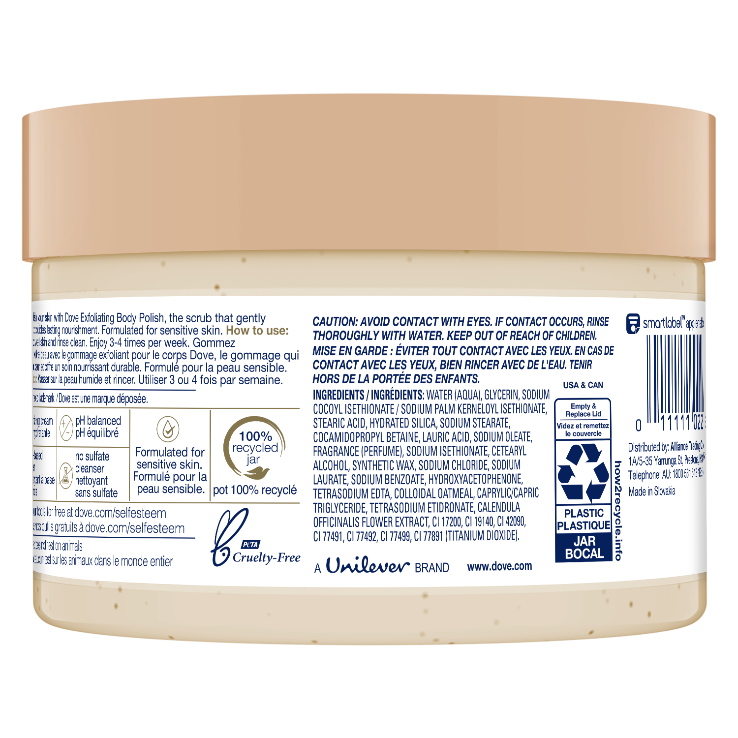 Colloidal Oatmeal & Calendula Oil Gentle Exfoliating Body Polish