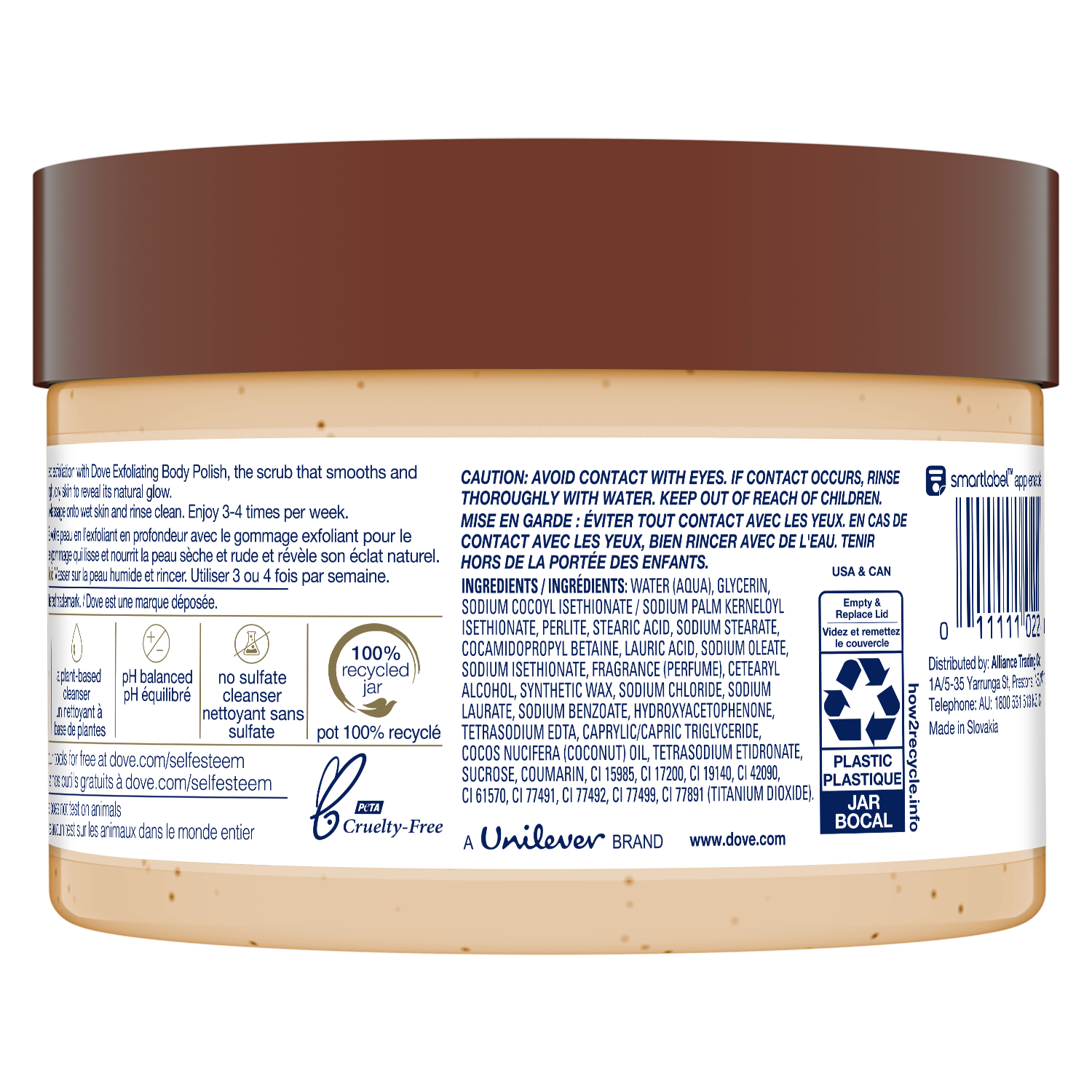 Body Polish Brown Sugar and Coconut Butter