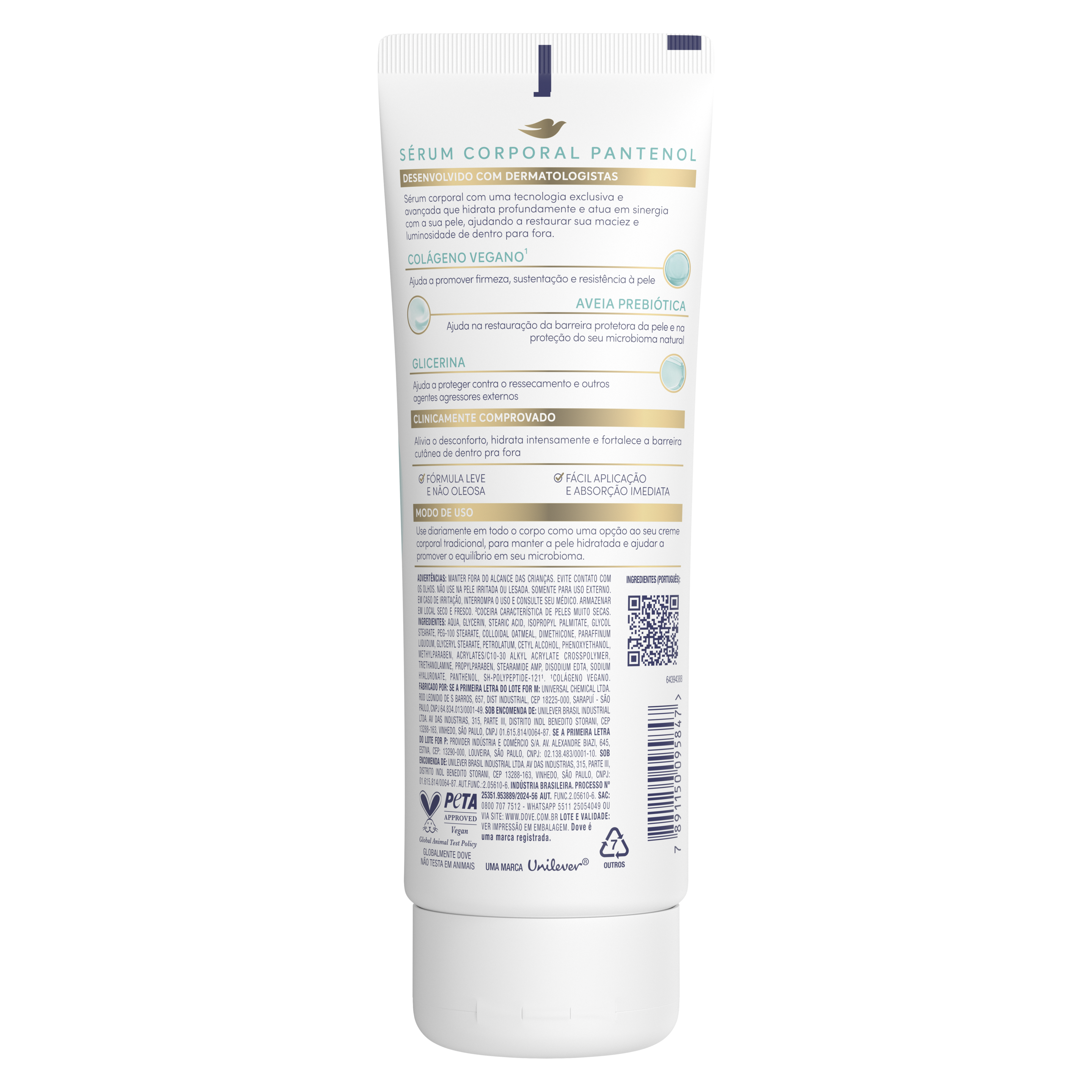 Sérum Corporal com Pantenol Dove