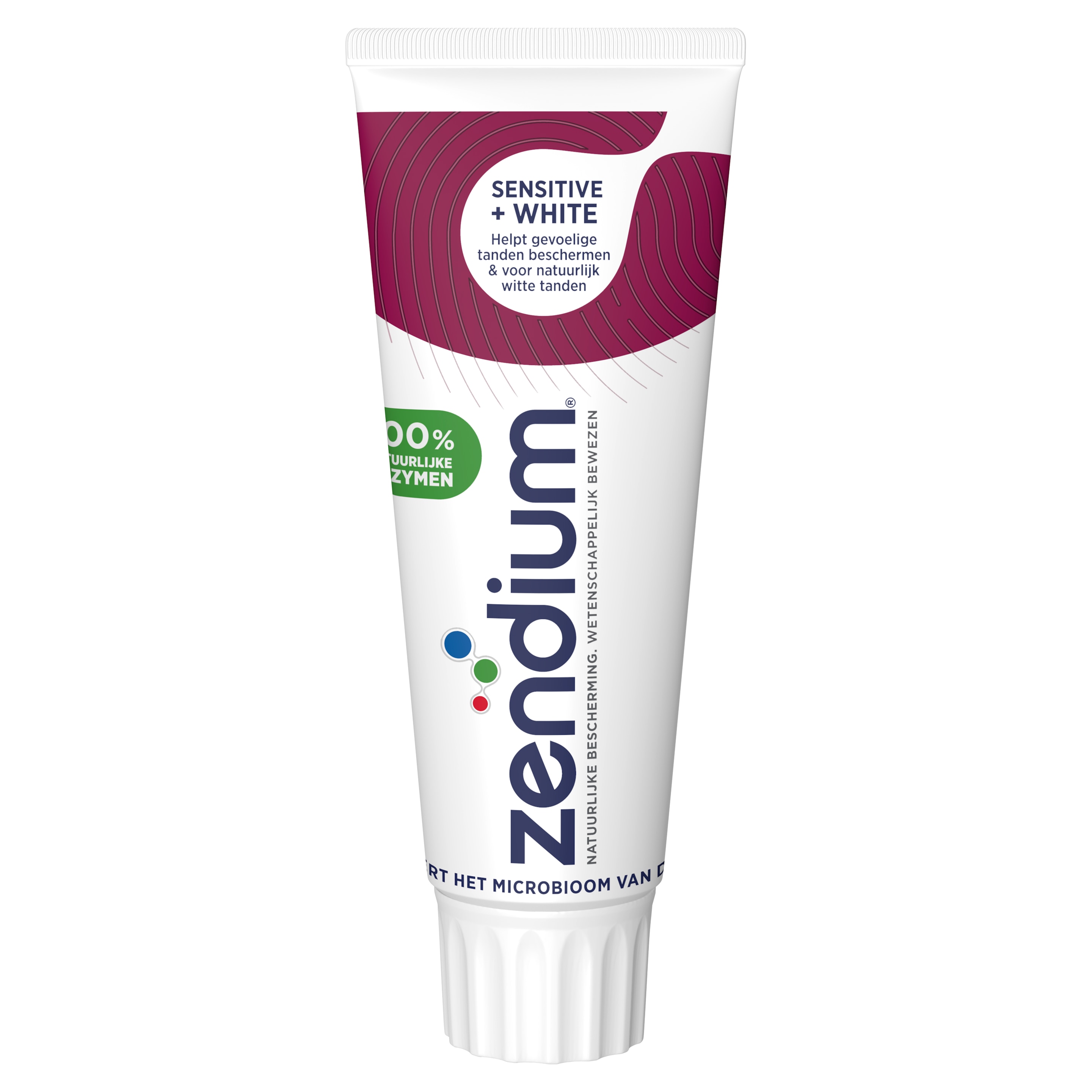 Zendium Sensitive Whitener  Tandpasta 75 ml front packshot