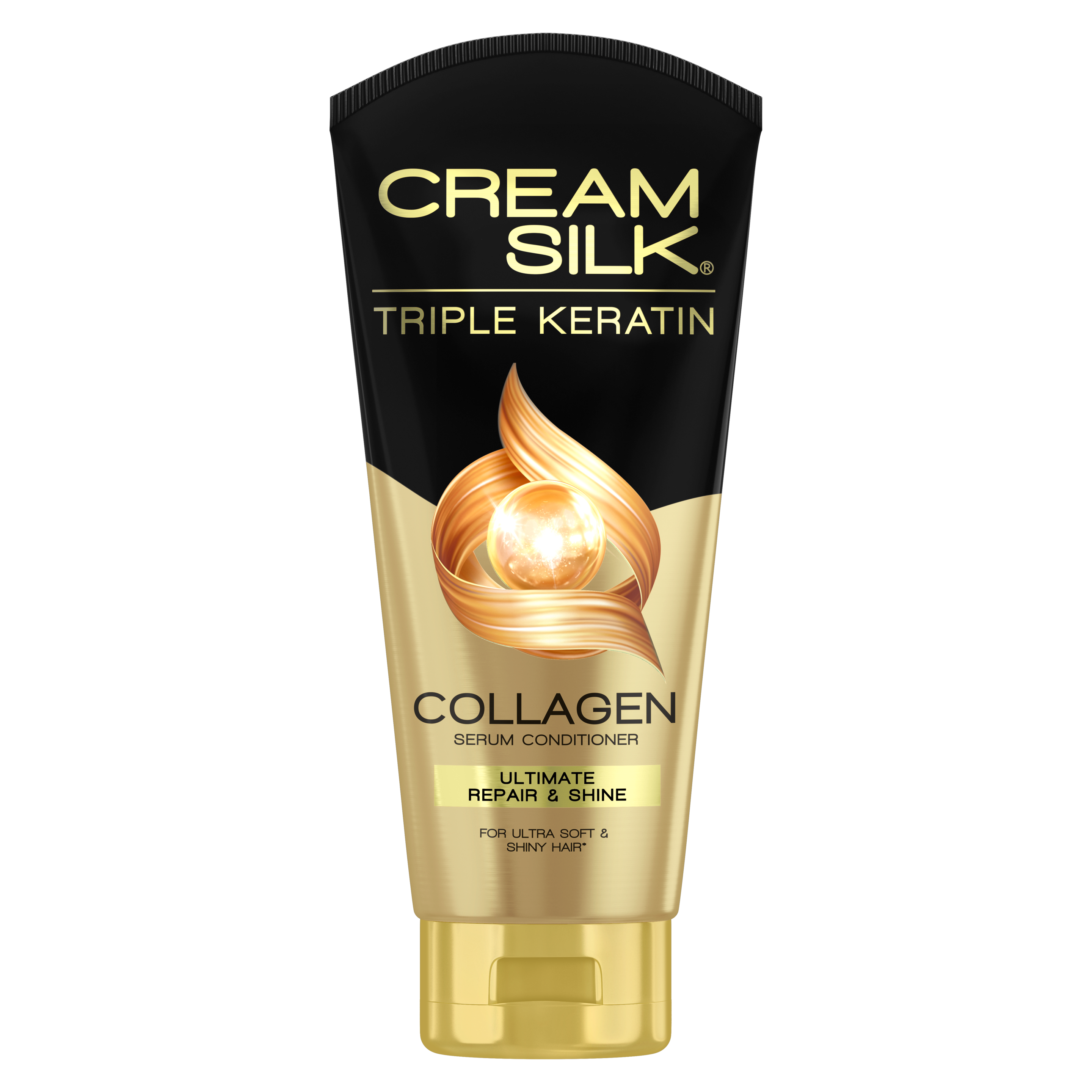 Cream Silk Triple Keratin Serum Conditioner Ultimate Repair and Shine
