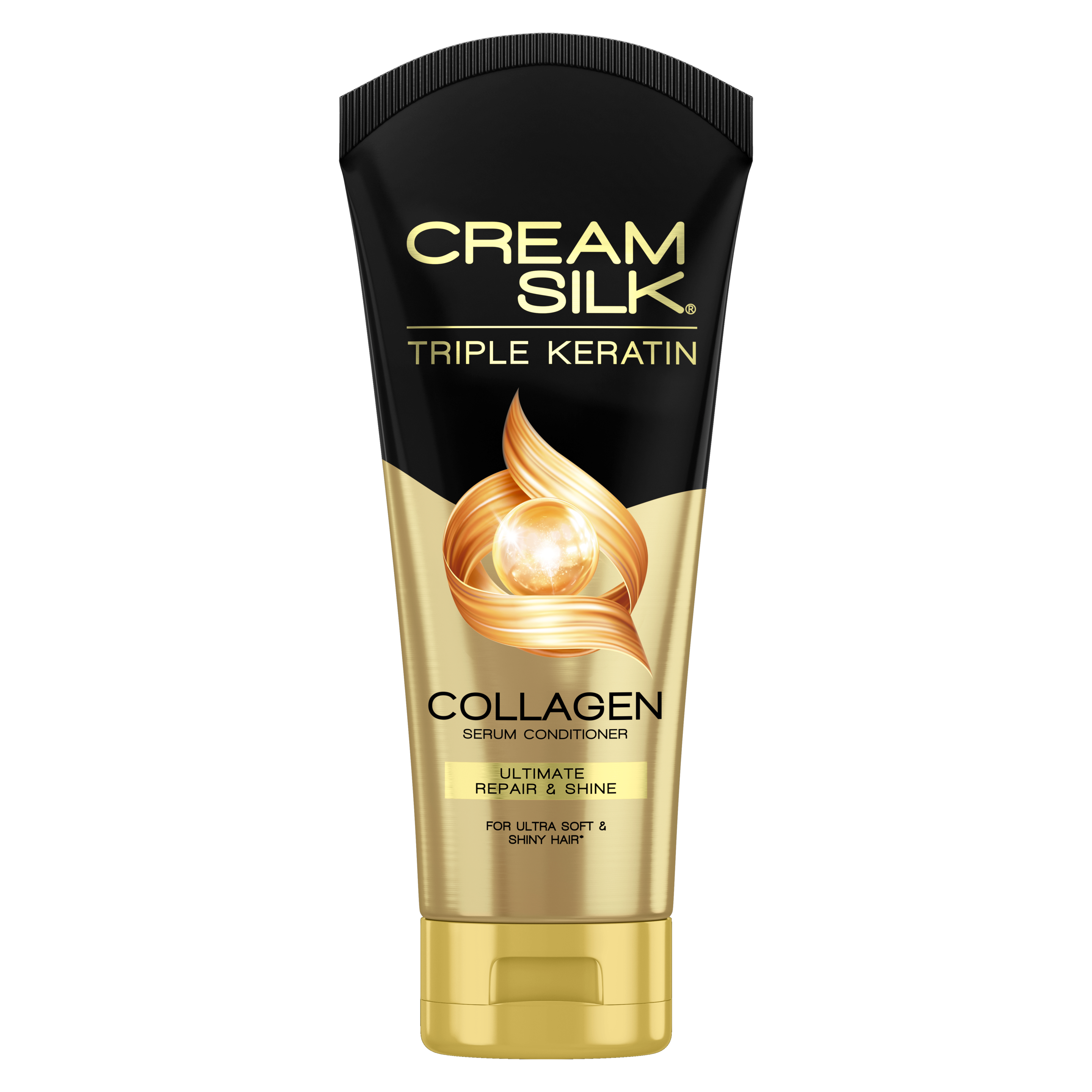 Cream Silk Triple Keratin Serum Conditioner Ultimate Repair and Shine