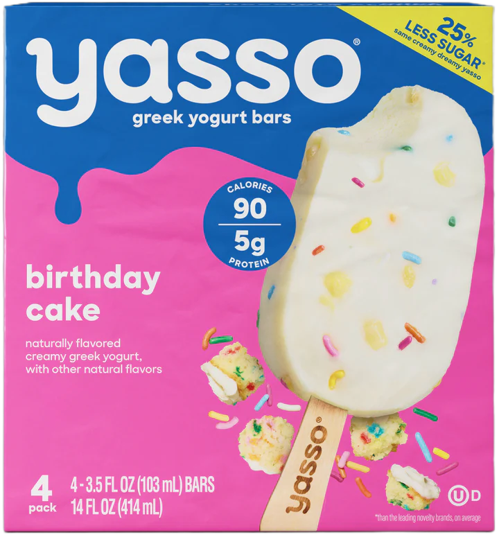 Yasso Bars Birthday Cake Hero