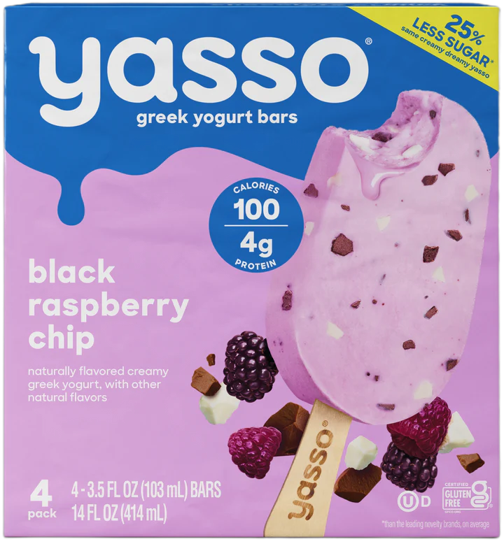 Yasso Bars Black Raspberry Chip Hero