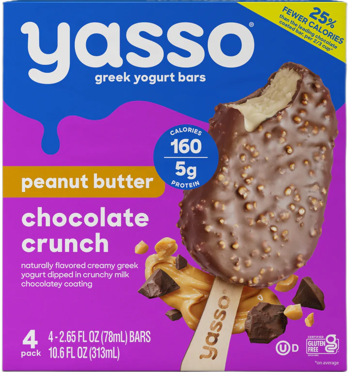 Yasso Chocolate Crunch Peanut Butter Hero