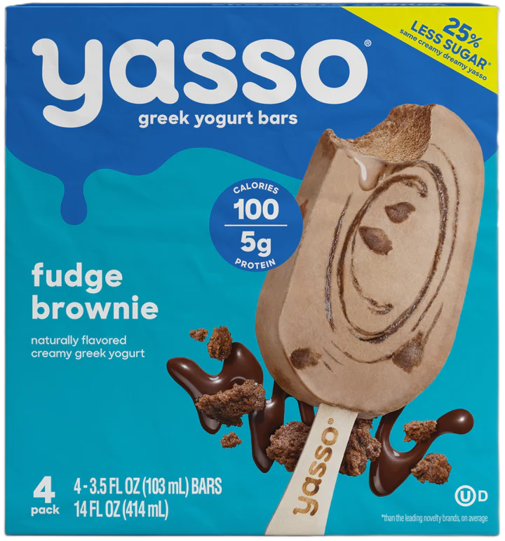 Yasso Bars Fudge Brownie Hero