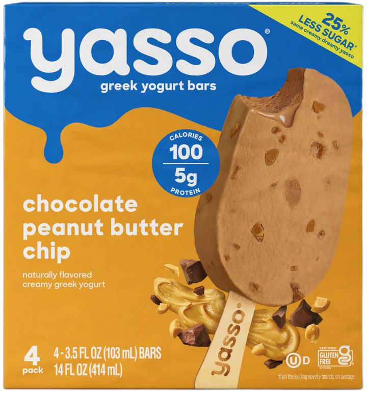 Yasso Bars Chocolate Peanut Butter Chip Hero