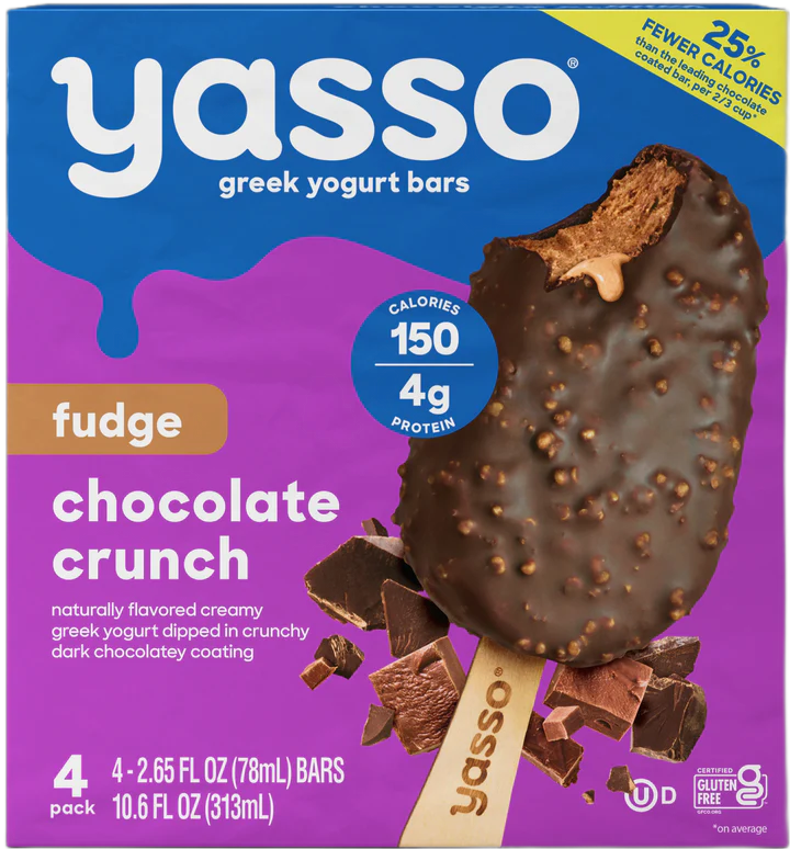 Yasso Chocolate Crunch Fudge Hero