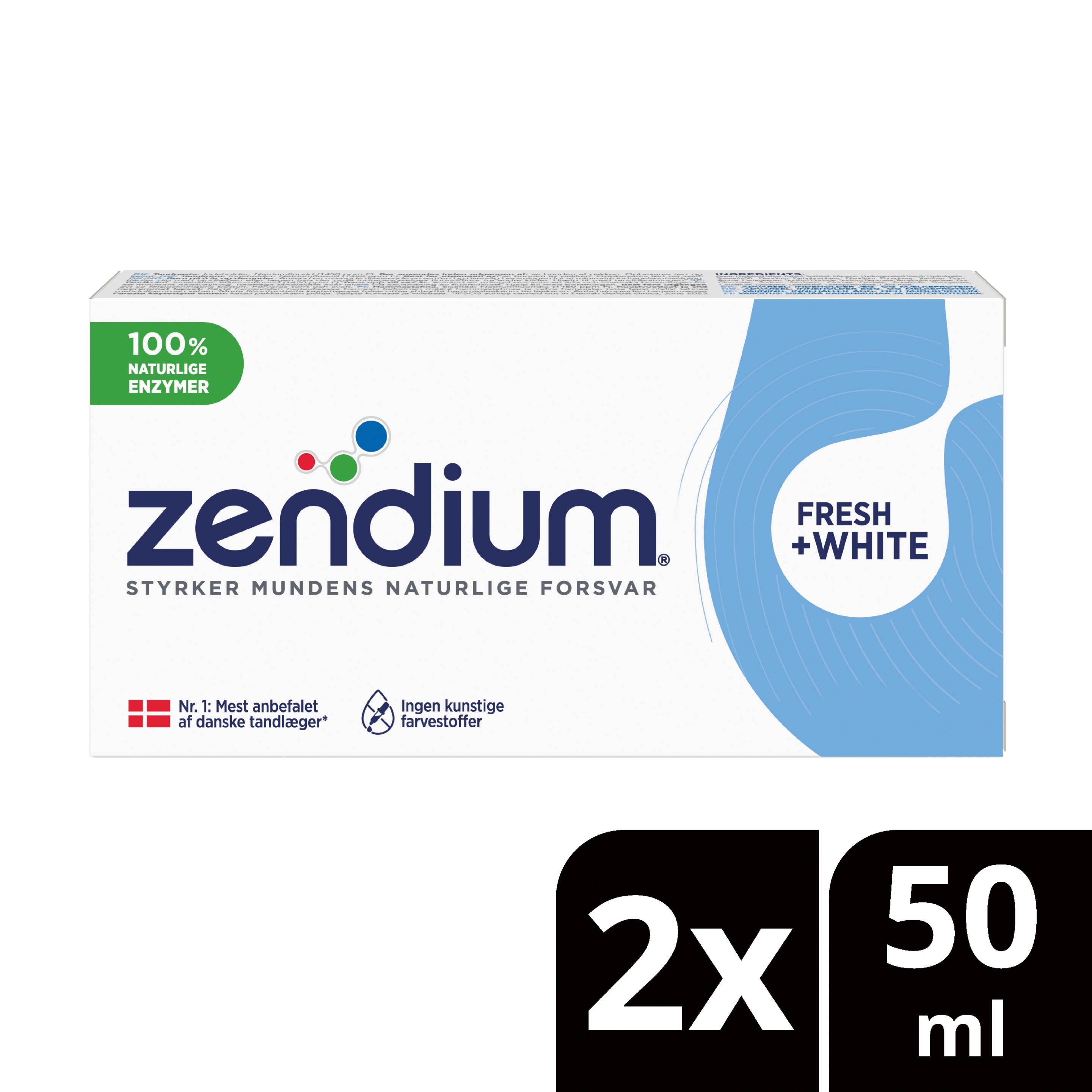 Fresh + White Tandkräm 75ml