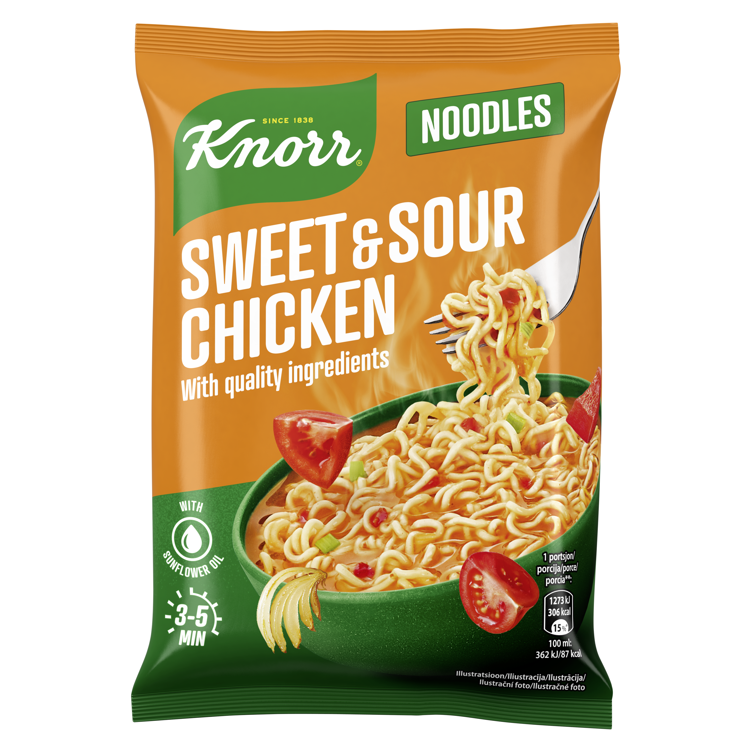 KNORR INSTANT TESTENINE SWEET&SOUR CHICKEN packshot