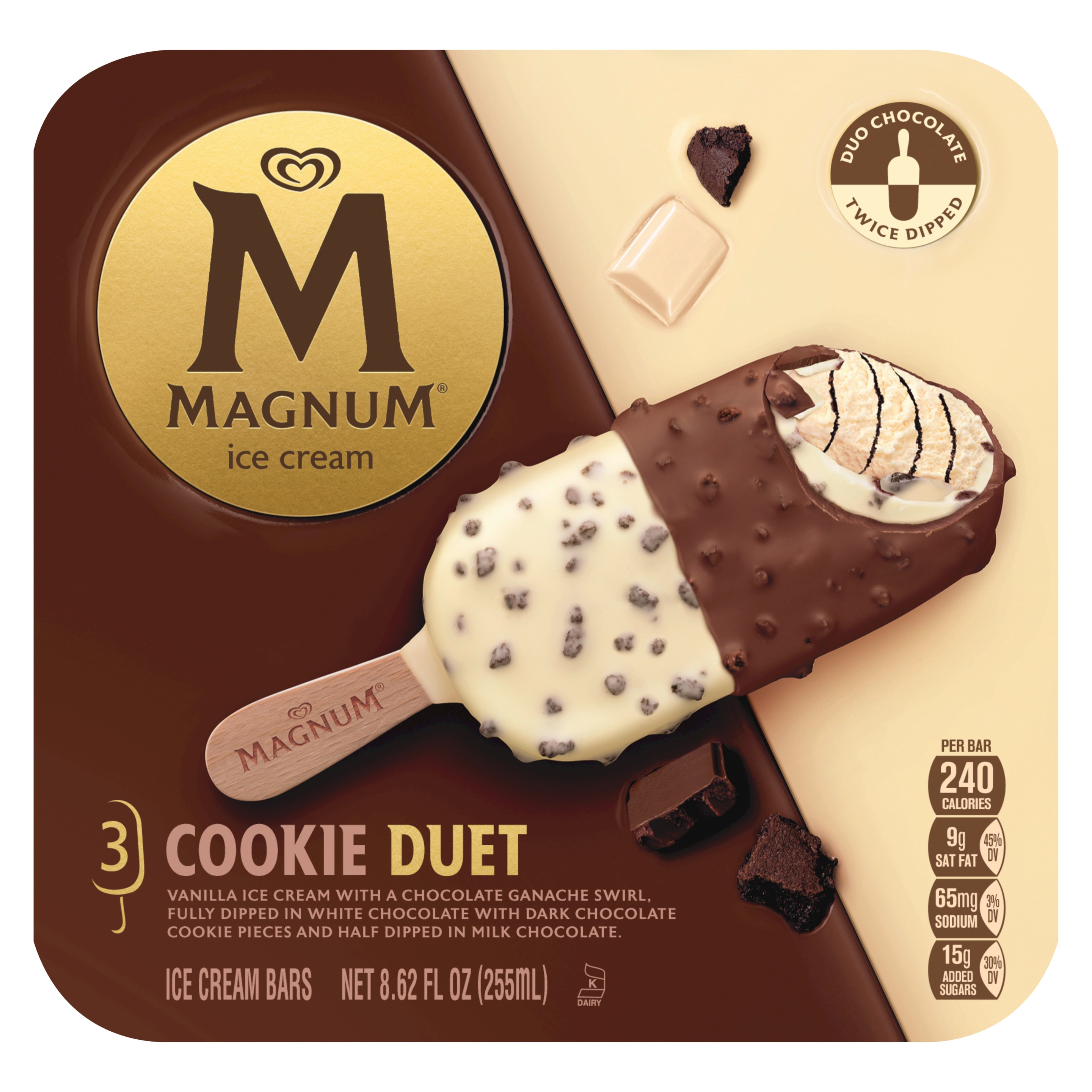 Cookie Duet Ice Cream Bar