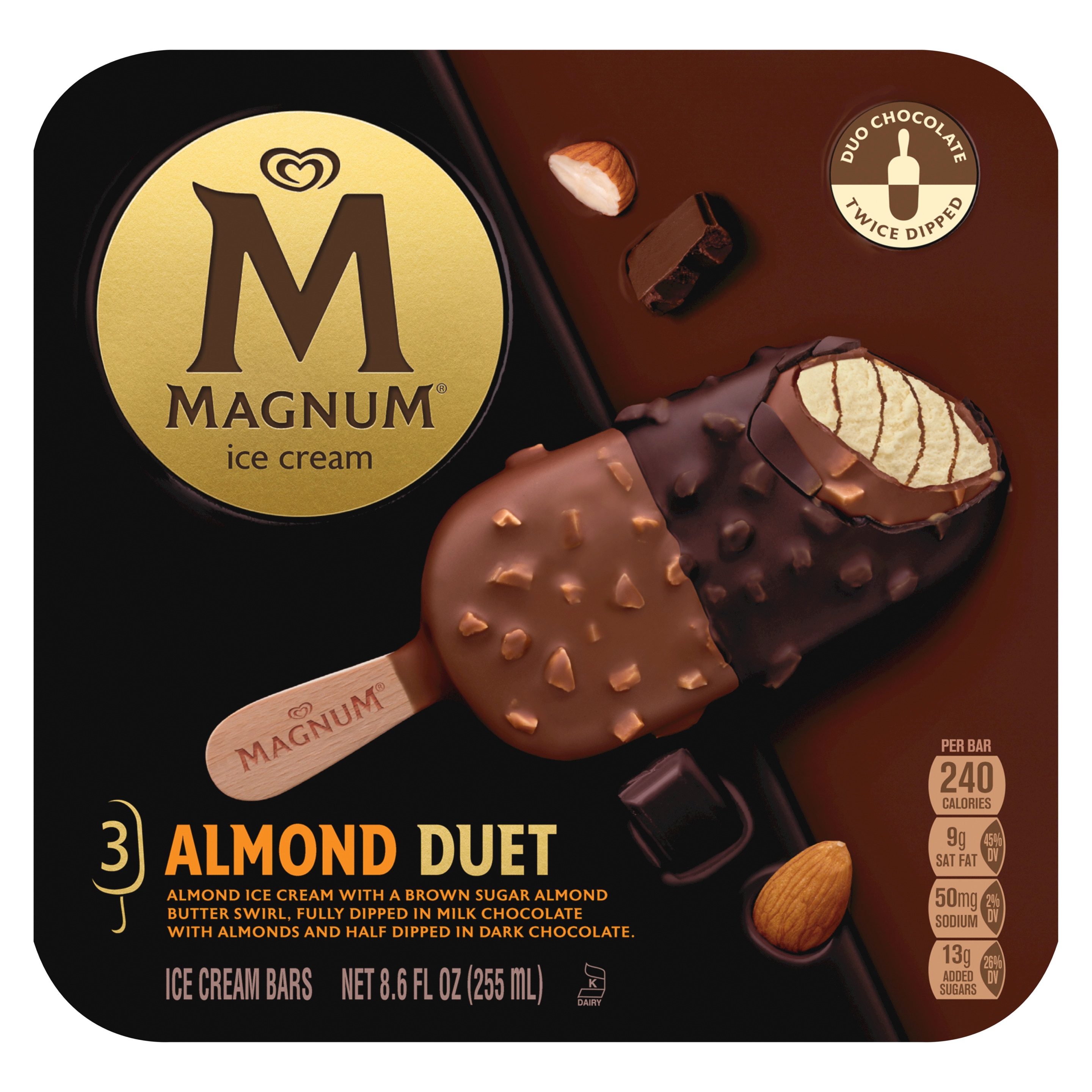 Almond Duet Ice Cream Bar