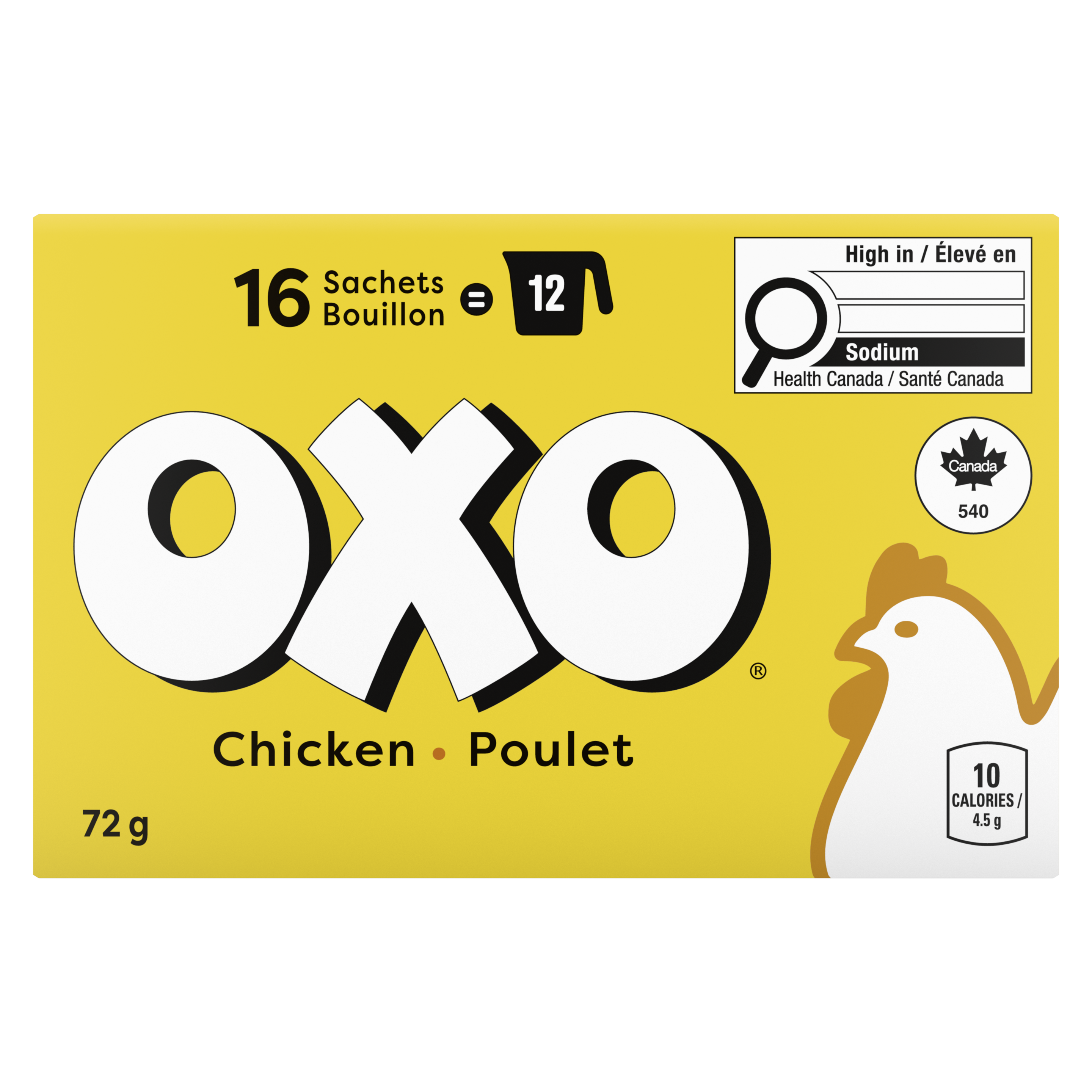 Sachets de poulet de bœuf OXO