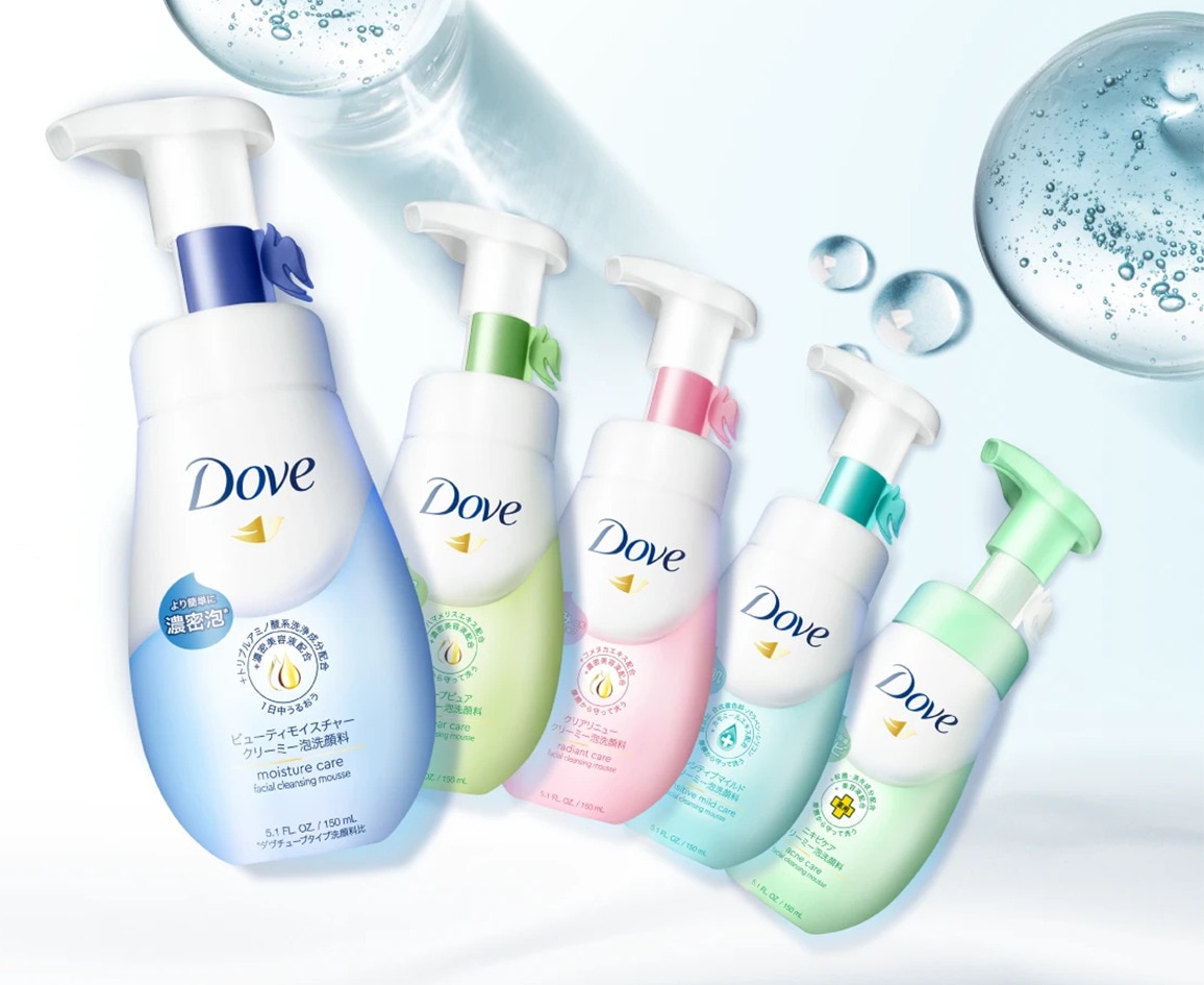 ダヴクリーミー泡洗顔料