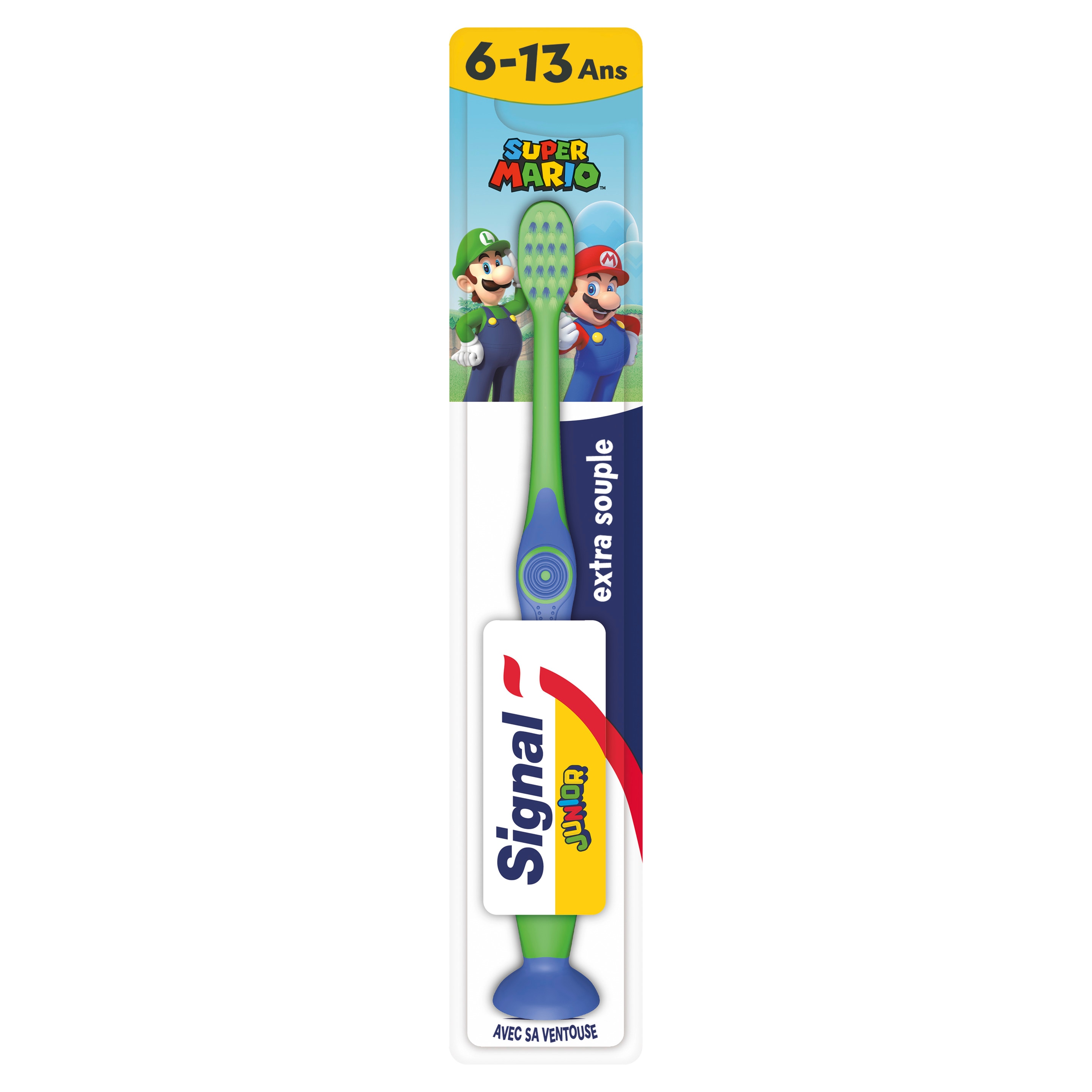 Signal Brosse à Dents Mario Junior 6-13 ans Extra-Souple x1