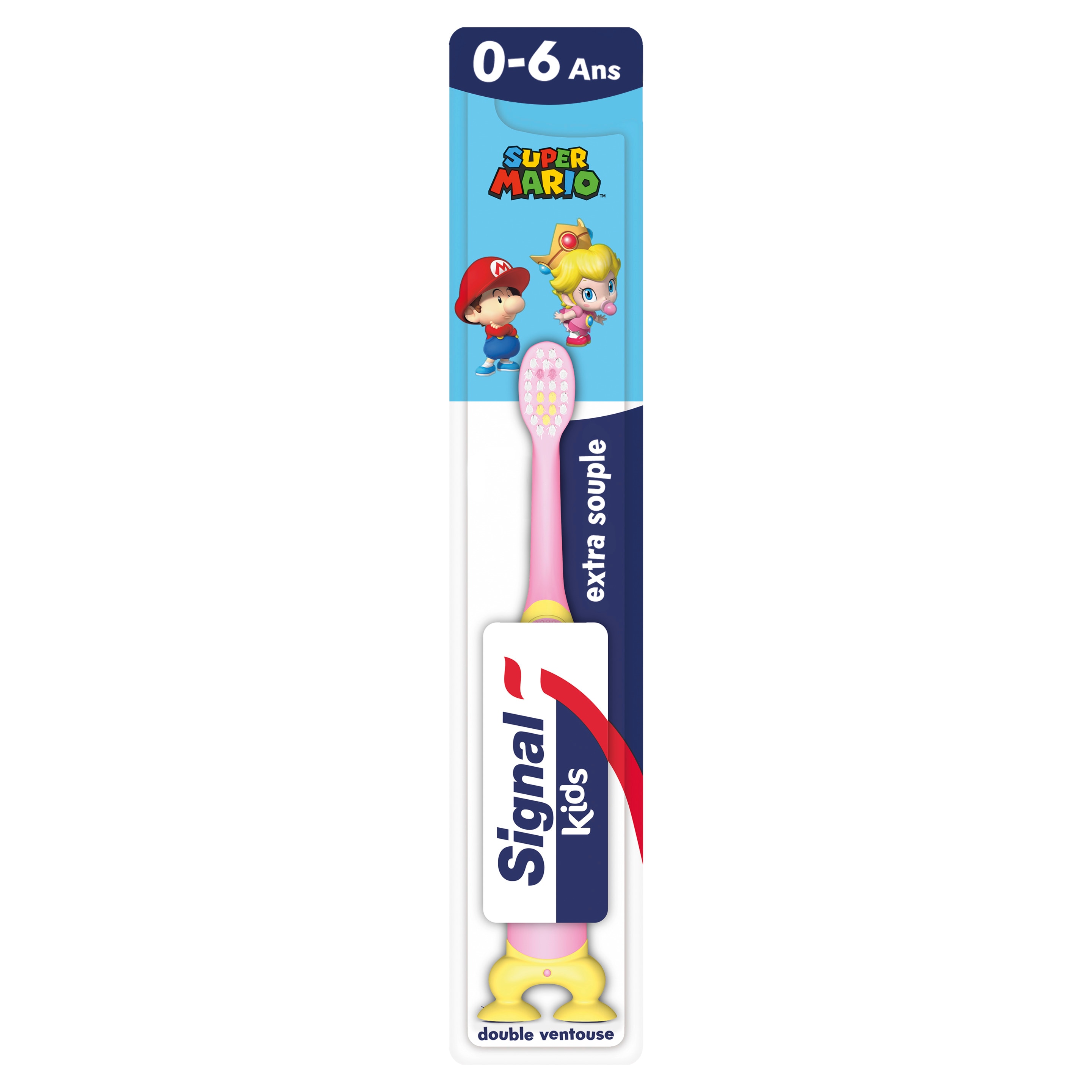 Signal Brosse à Dents Mario Kids 0-6 ans Extra-Souple x1