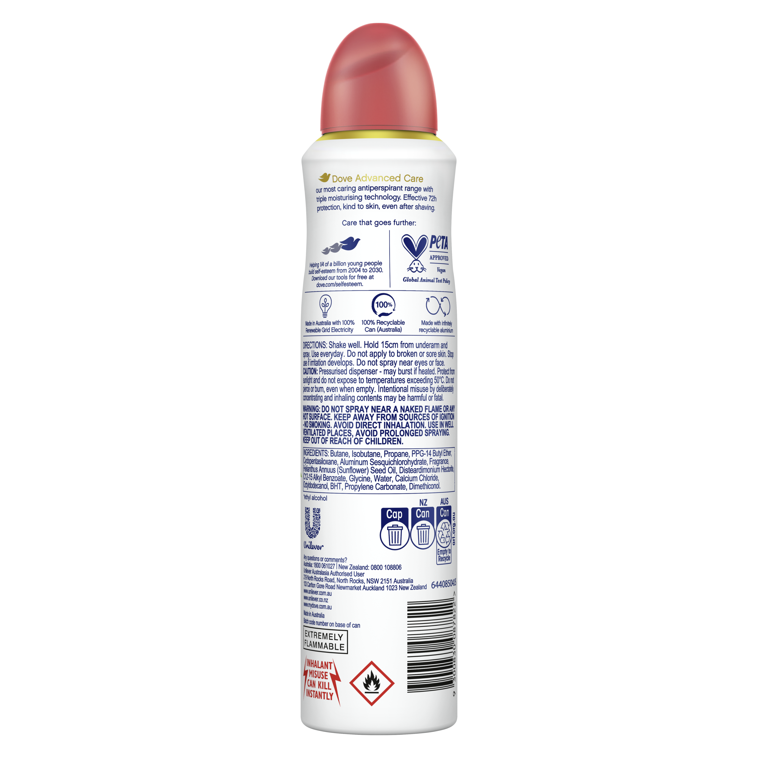 Advanced Antiperspirant Aerosol Go Fresh Apple White Tea