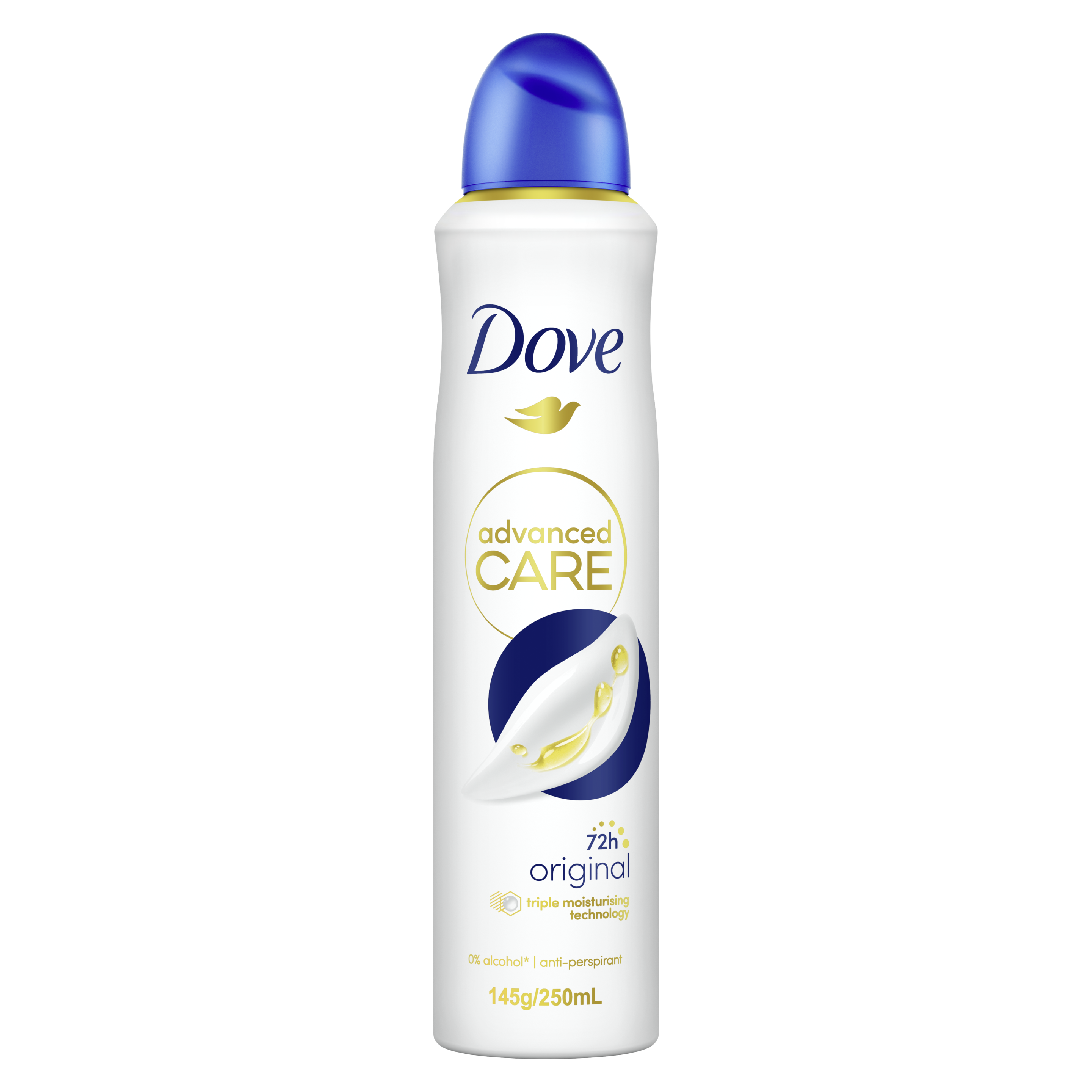 DOVE ADVANCED ANTIPERSPIRANT AEROSOL ORIGINAL 250 ML