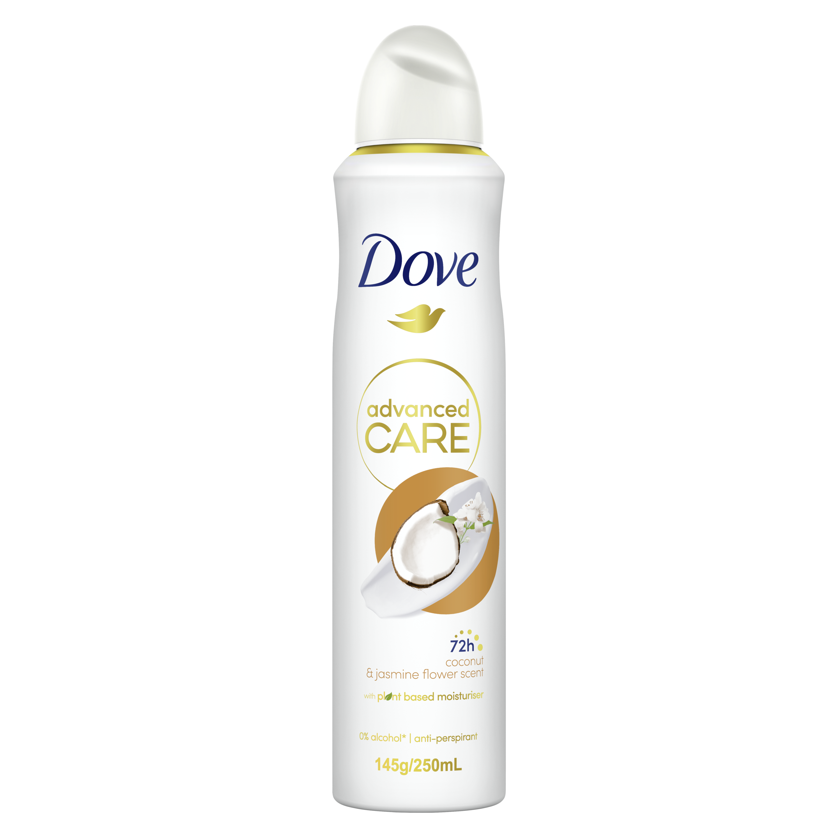 DOVE ADVANCED ANTIPERSPIRANT AEROSOL NOURISHING COCONUT JASMINE 250 ML