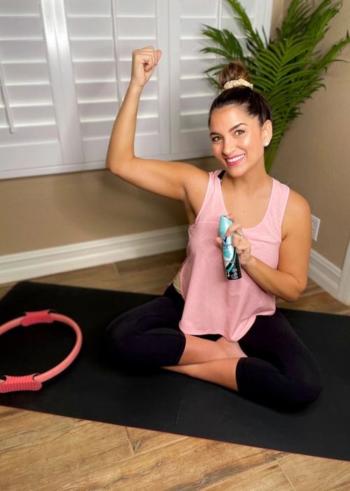 Par trotar en un sendero forestal