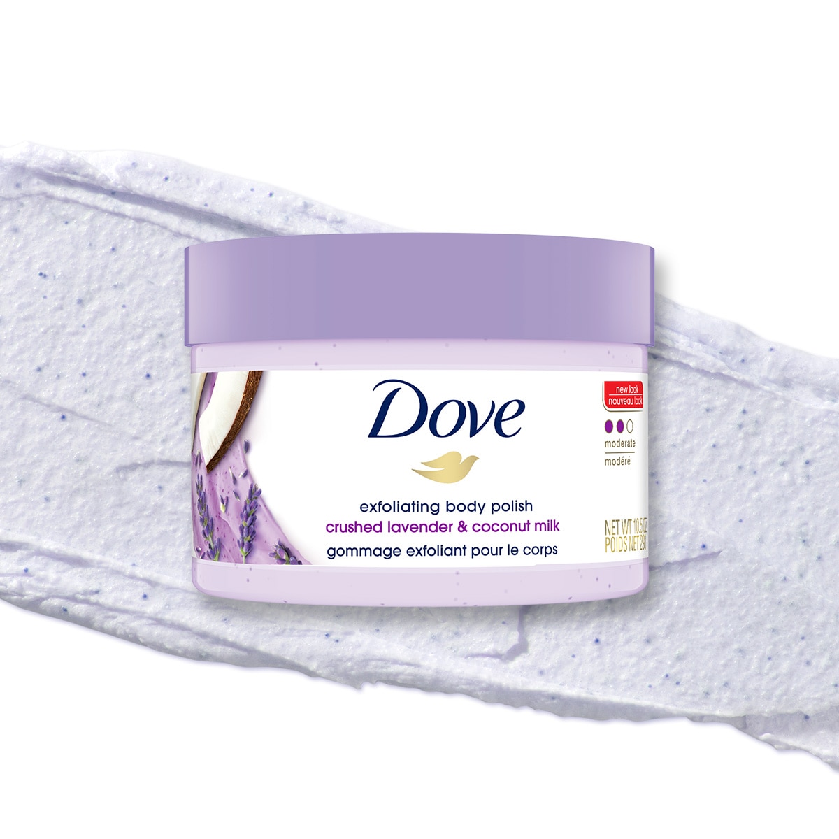 Body Polish Crushed Lavender and Coconut Milk