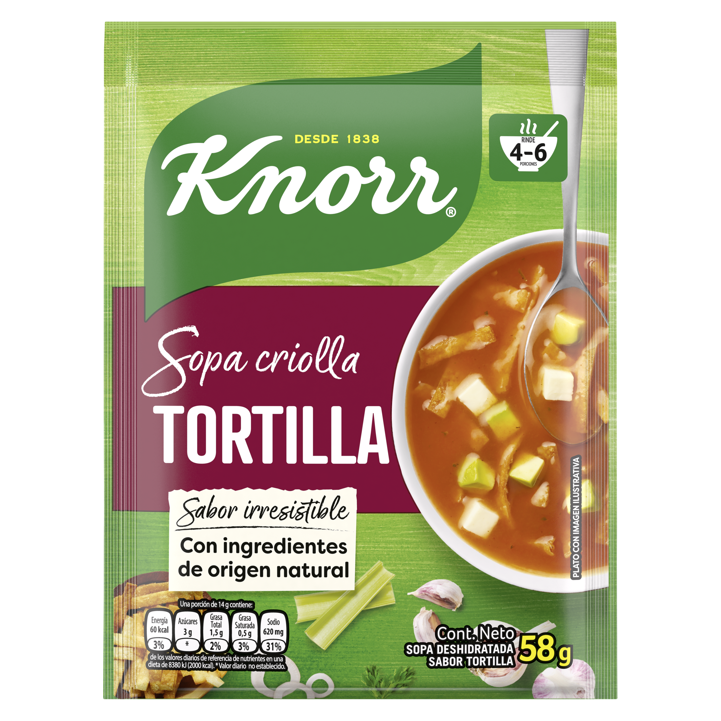 Sopa de Tortilla Knorr