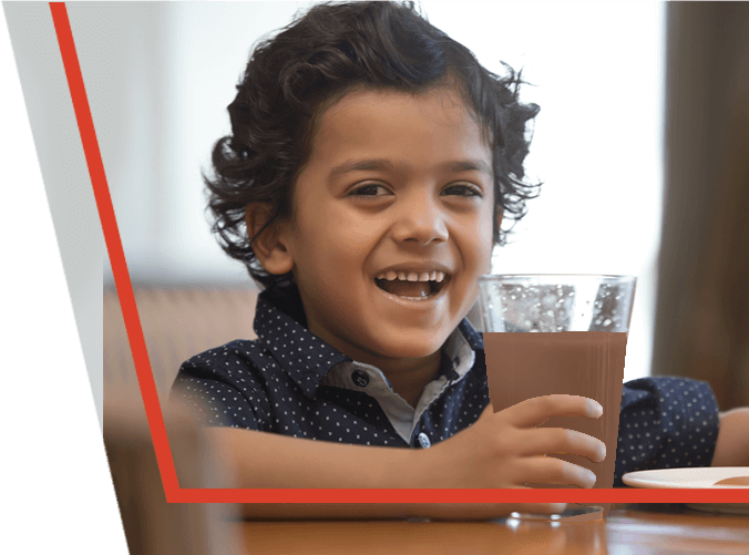 little girl with boost