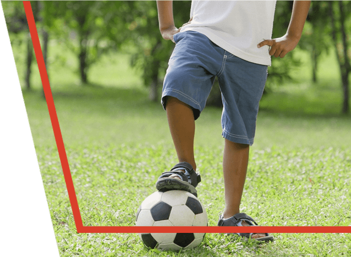 Little Boy with Football