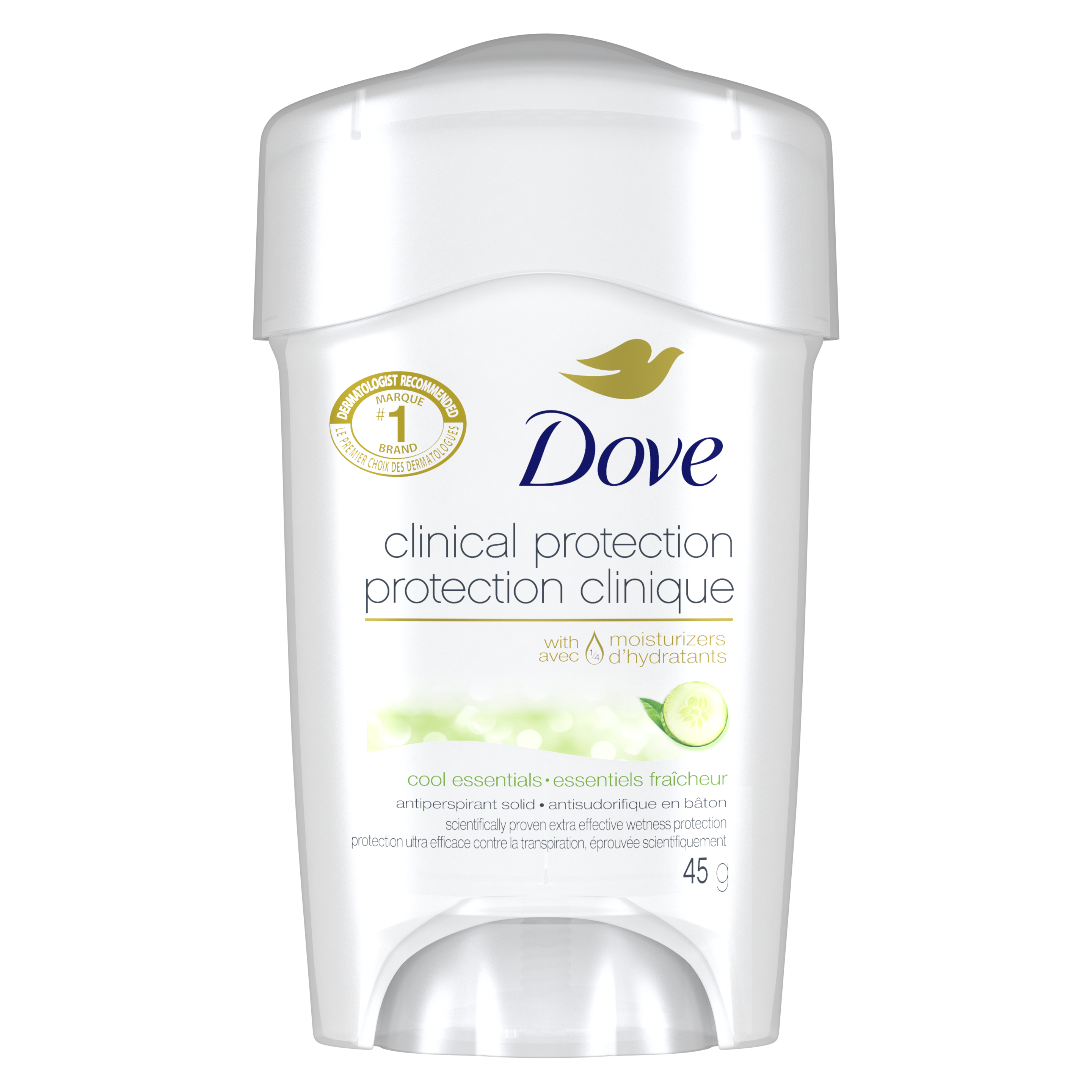 Antisudorifique protection clinique essentiels fraîcheur 45 g