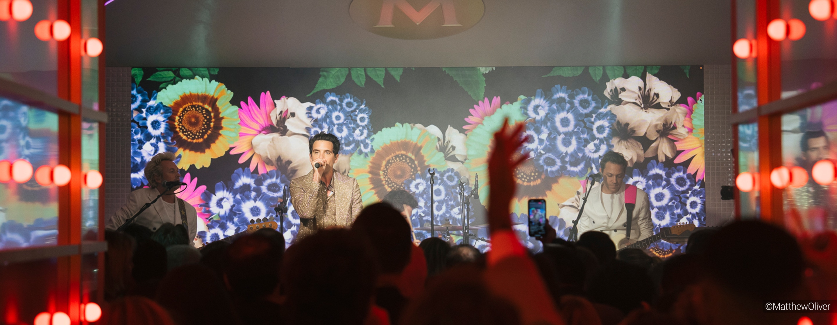 Mika performing at the Magnum Cannes 2024 beach party