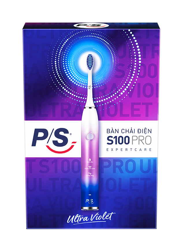 P/S Bàn chải điện màu Ultra Violet