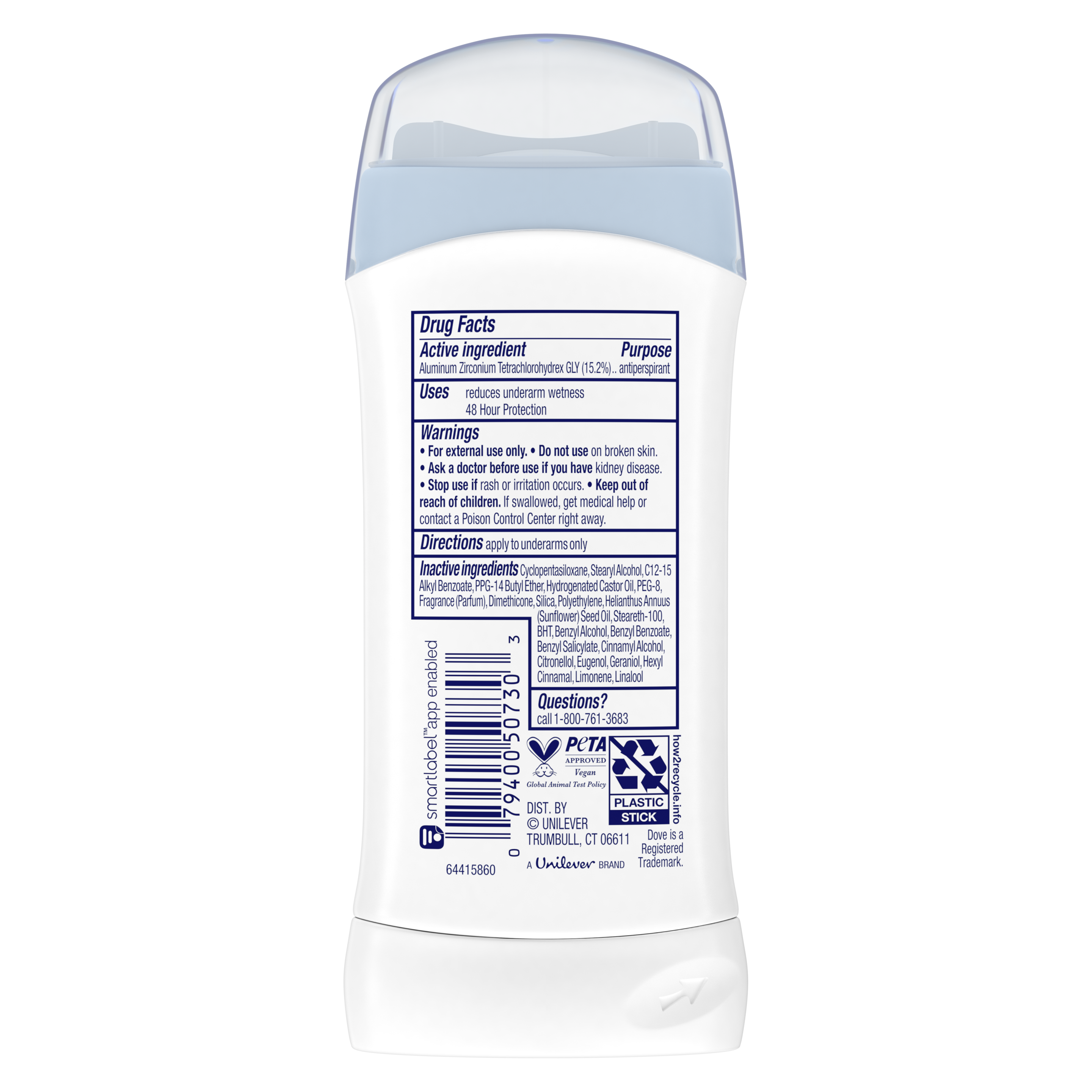 Invisible Solid Antiperspirant, Original Clean