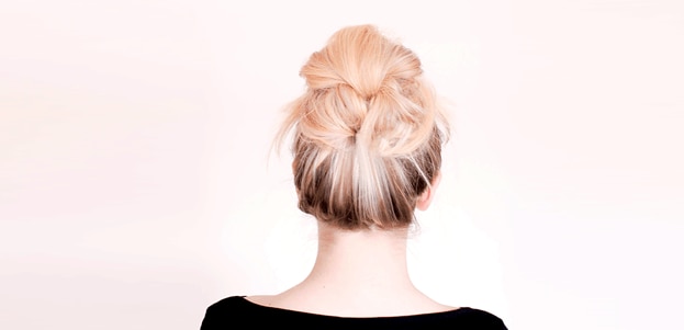 Zo maak je een messy knot