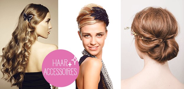 Haaraccessoires voor feestkapsels