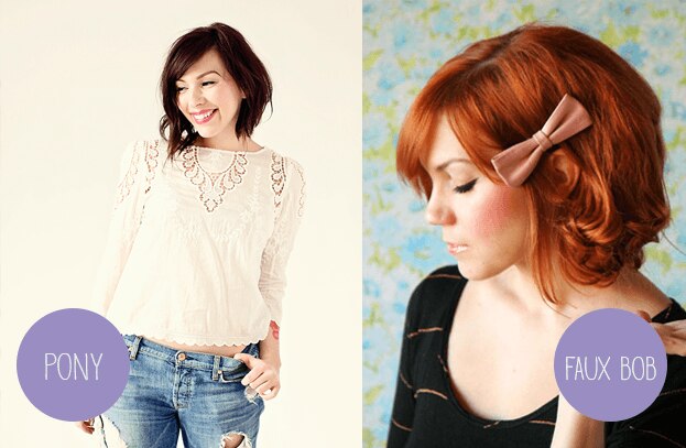 Pony - faux bob