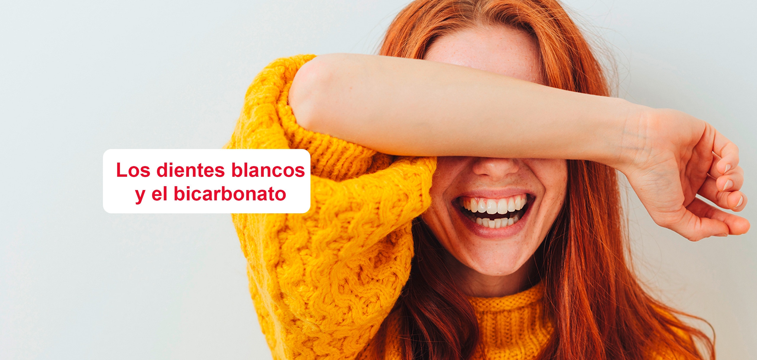 Los dientes blancos y el bicarbonato