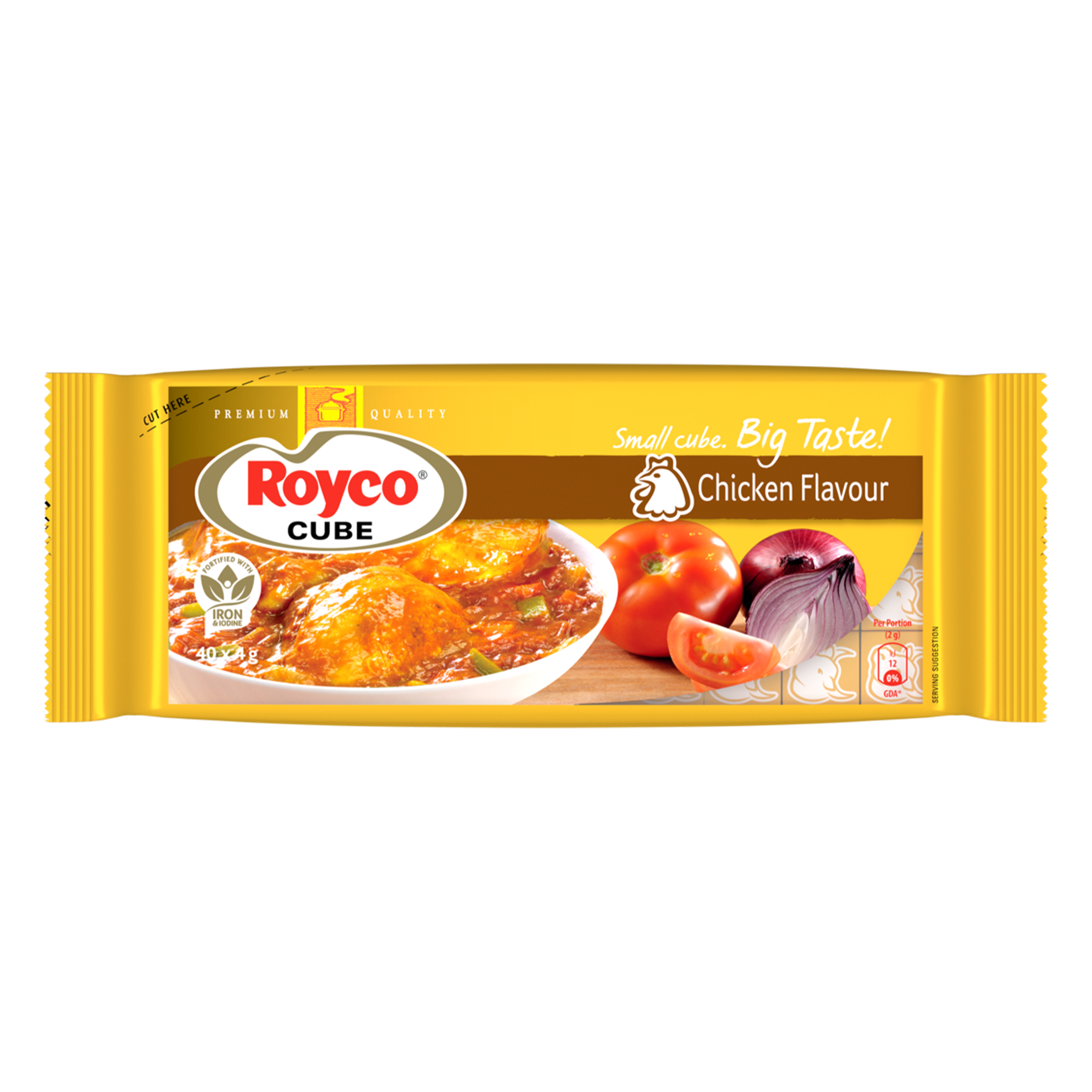 Royco Chicken Cube Fortified 4g X 40