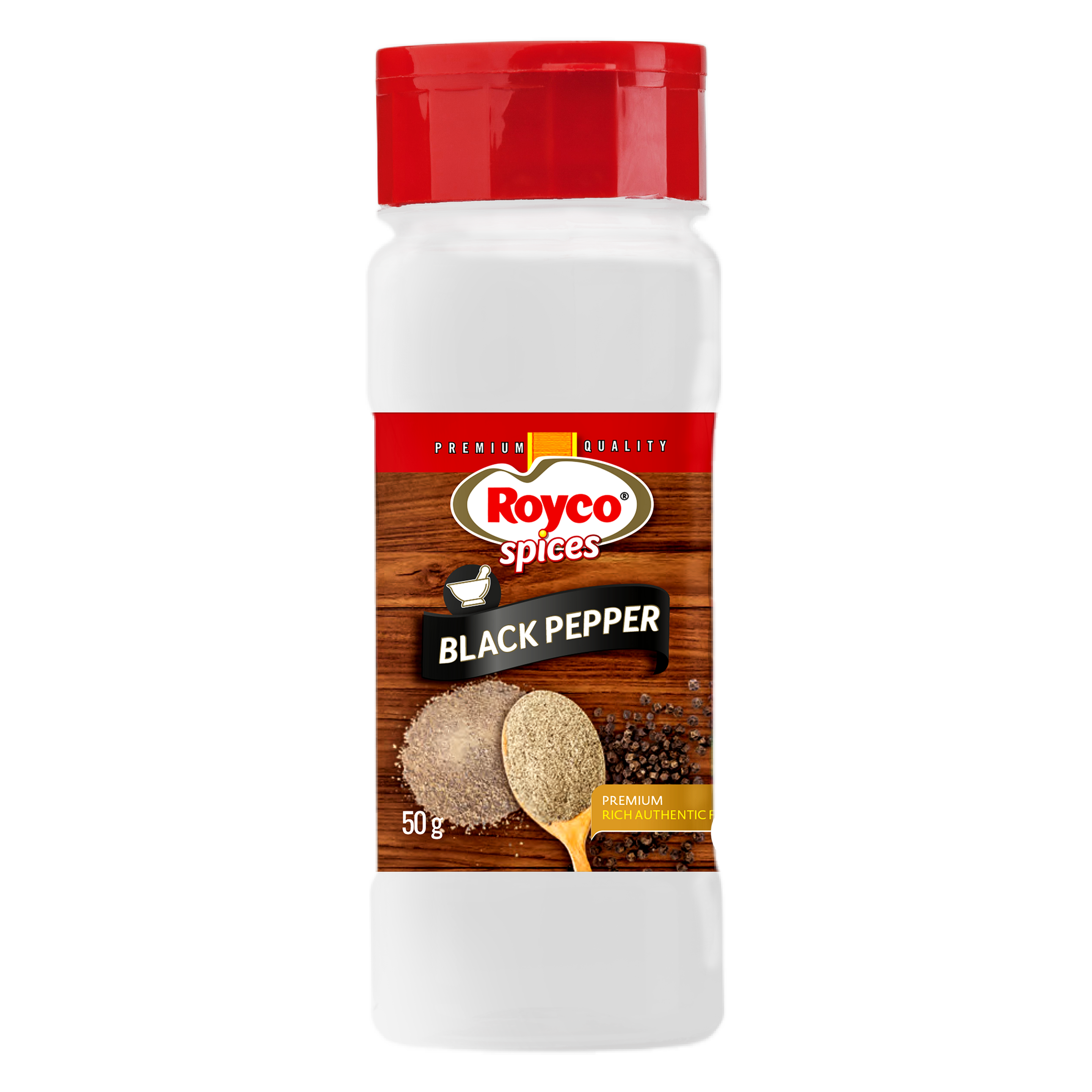 Royco Black Pepper Ground Spice 45g packshot