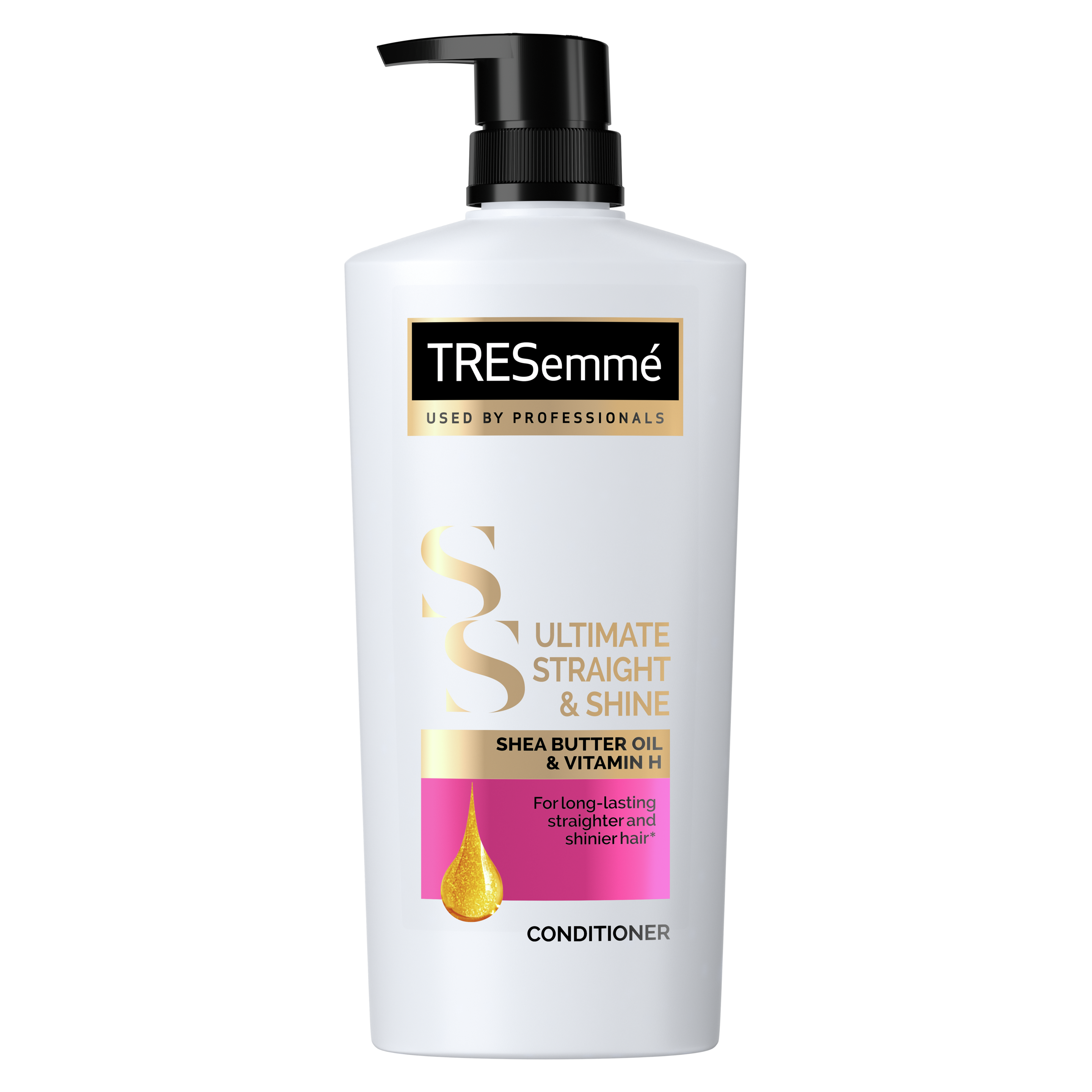 tresemme ultimate straight and shine conditioner packshot