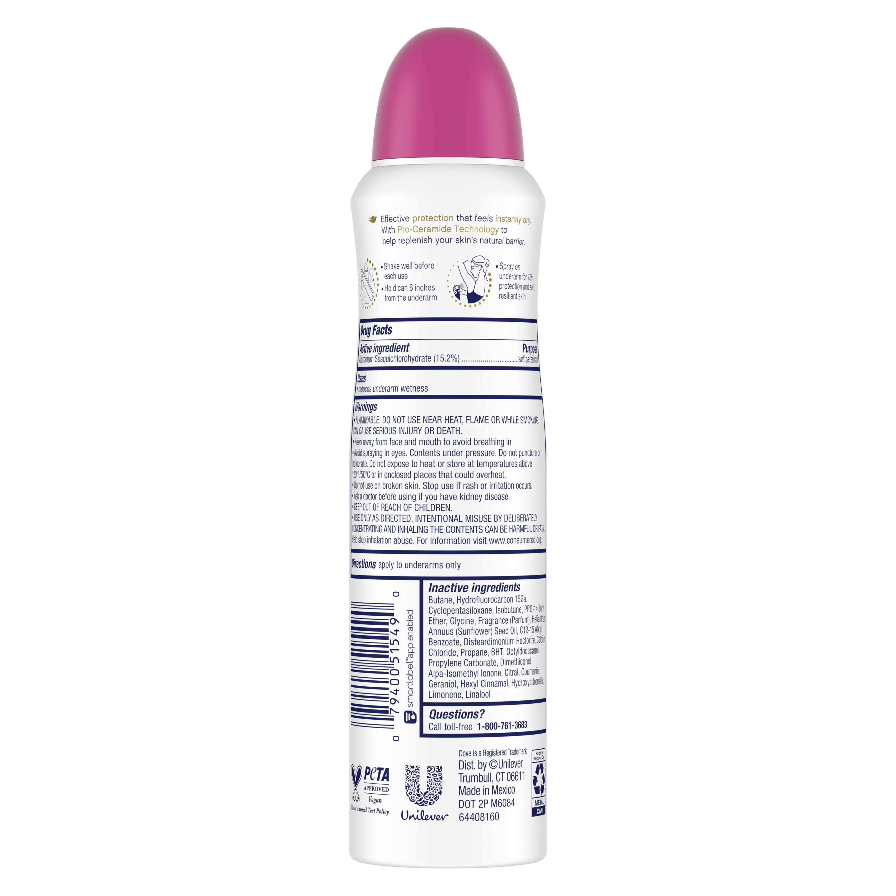 Advanced Care Dragon Fruit & Coconut Cream Antiperspirant Dry Spray