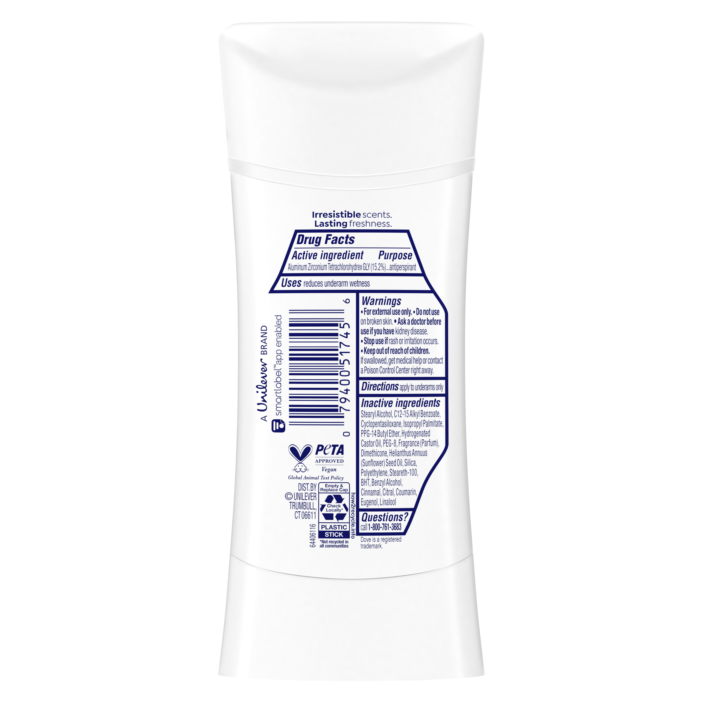Dove Antiperspirant Stick Sugar Cookie Sprinkle
