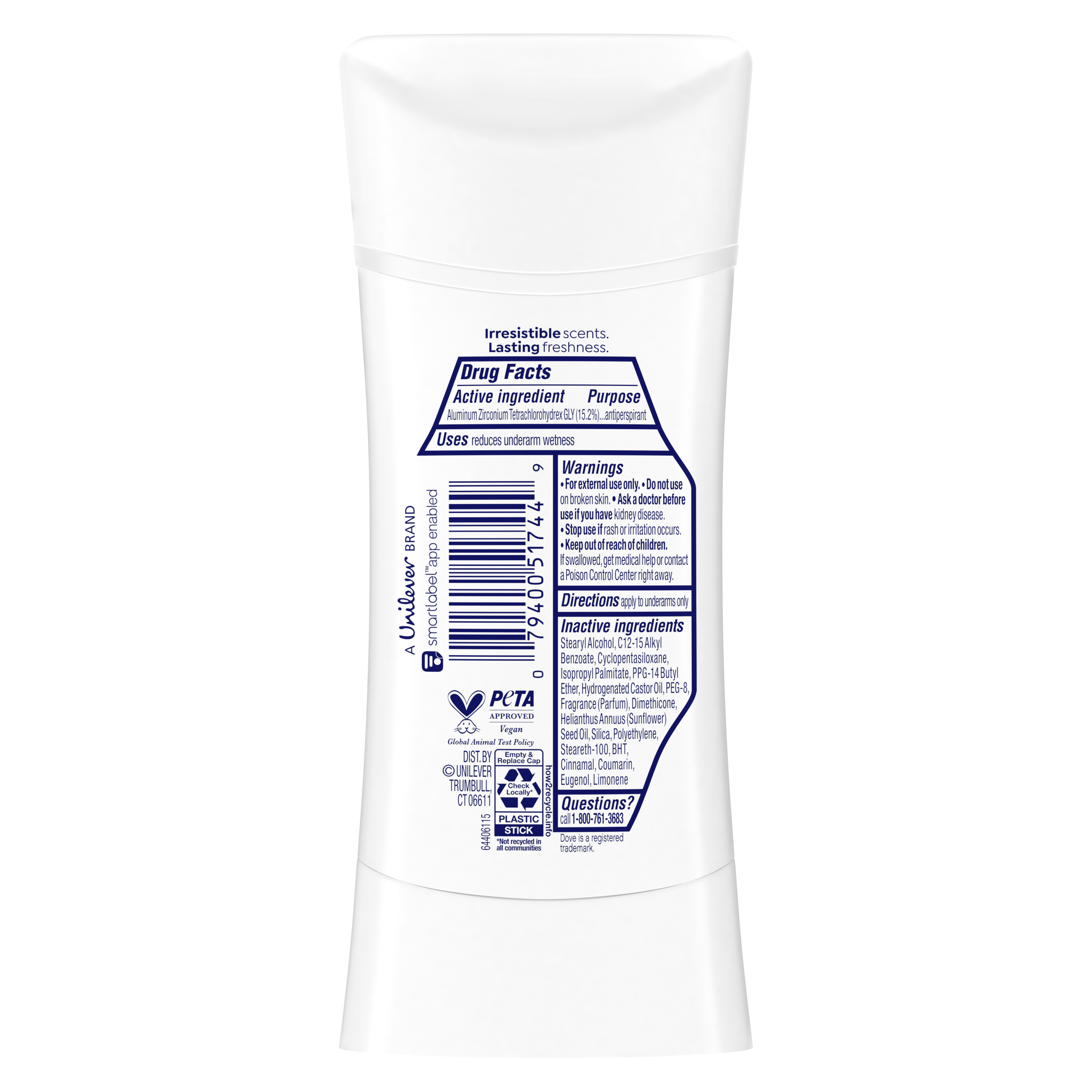 Dove Antiperspirant Stick Cinnamon Pumpkin Pie