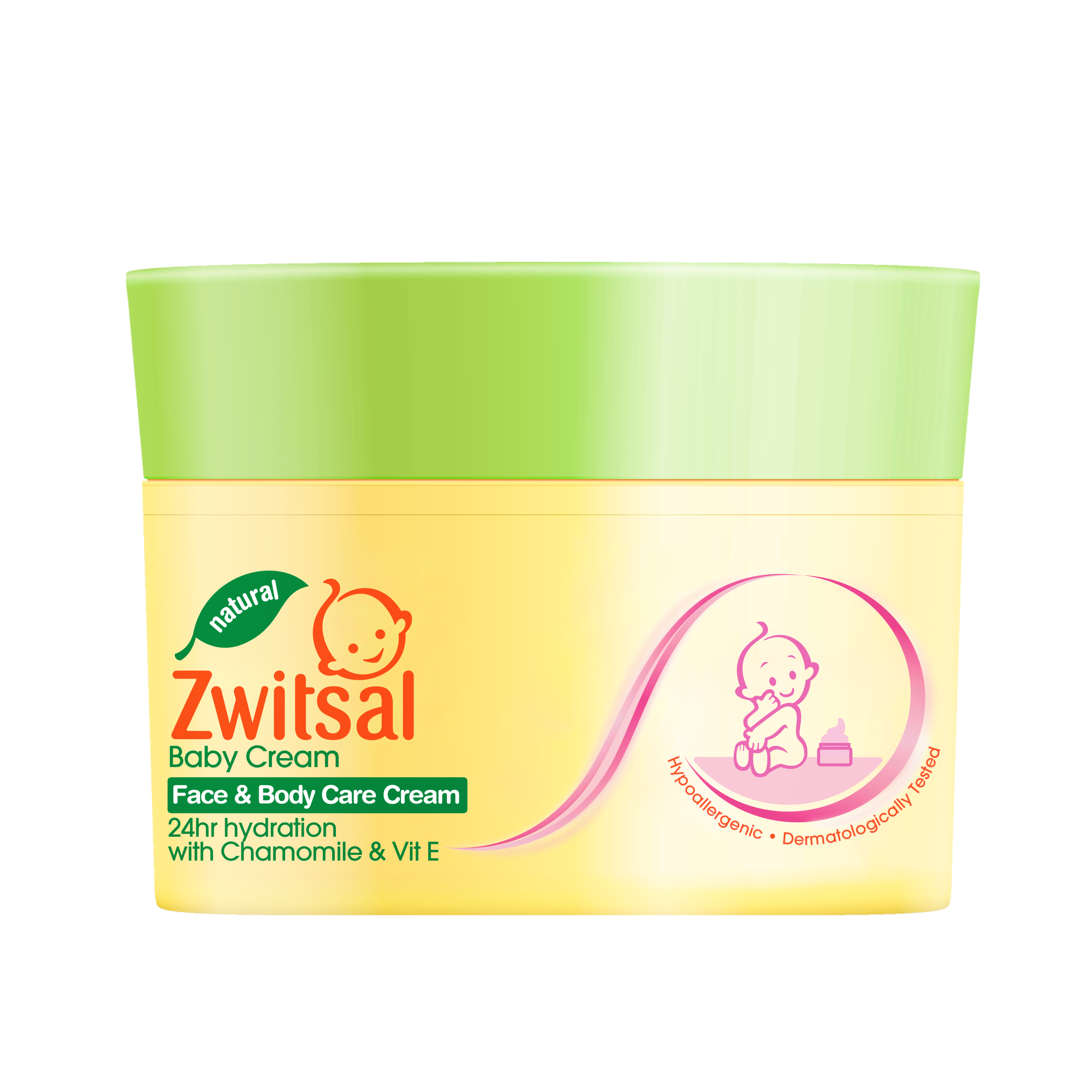Zwitsal Baby Face & Body Cream 50gr