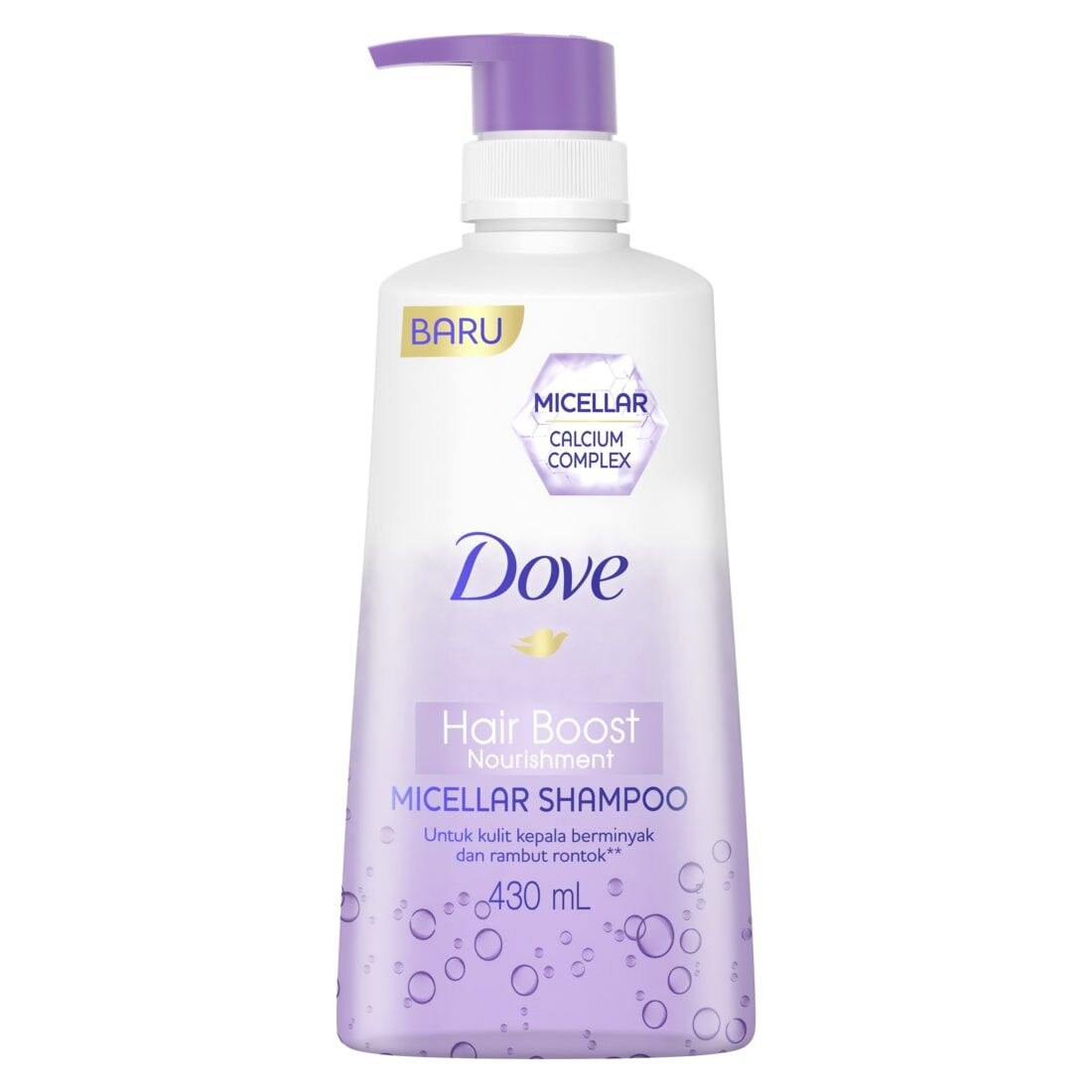 DOVE SHAMPOO MICELLAR HAIR BOOST 12X430ML